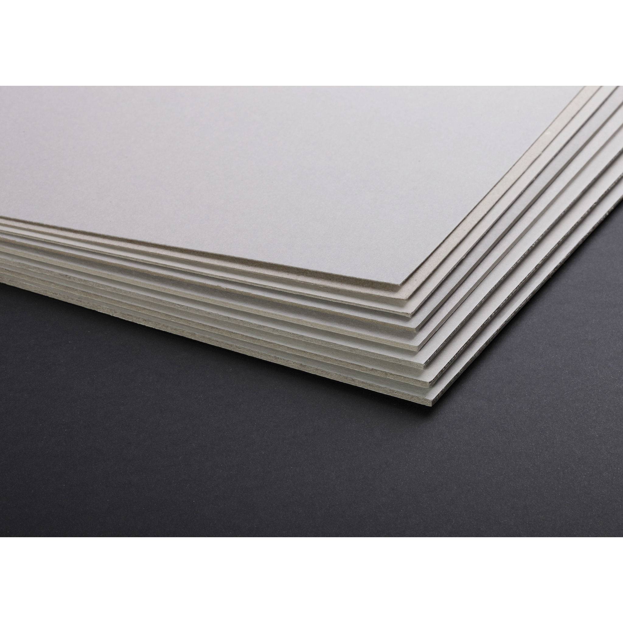 Clairefontaine Graupappe 1,0mm, 600g 60x80 10 Bogen - Grau 93976C