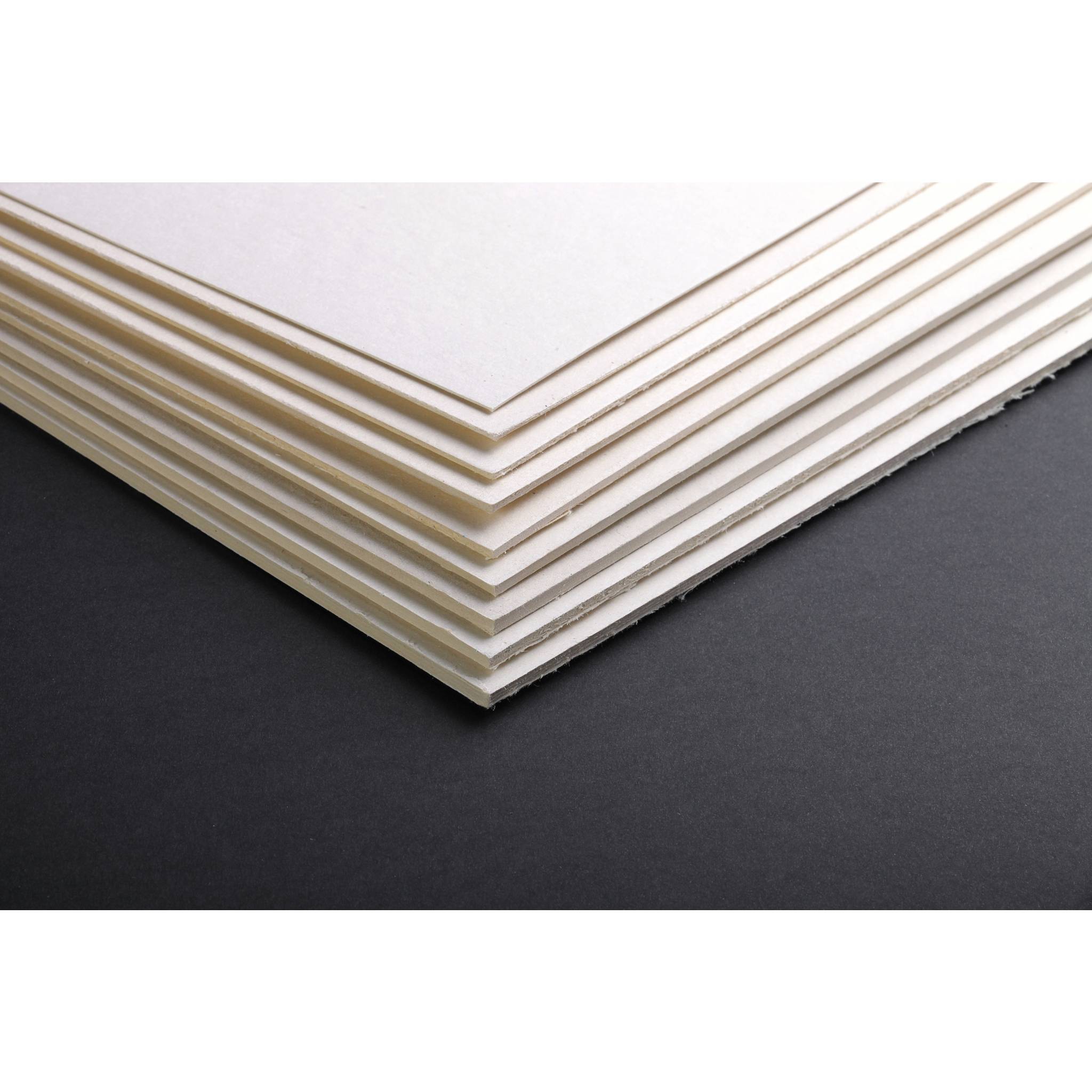 Clairefontaine Holzpappe 4,0mm, 2200g 60x80cm 5 Bogen - Elfenbein 93965C