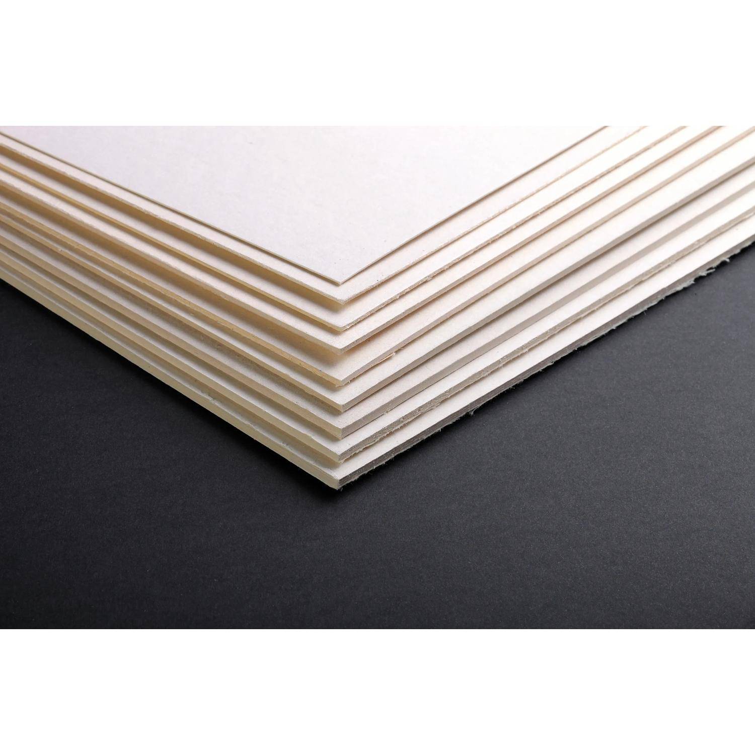 Clairefontaine Holzpappe 3,5mm, 1925g 60x80cm 5 Bogen - Elfenbein 93964C