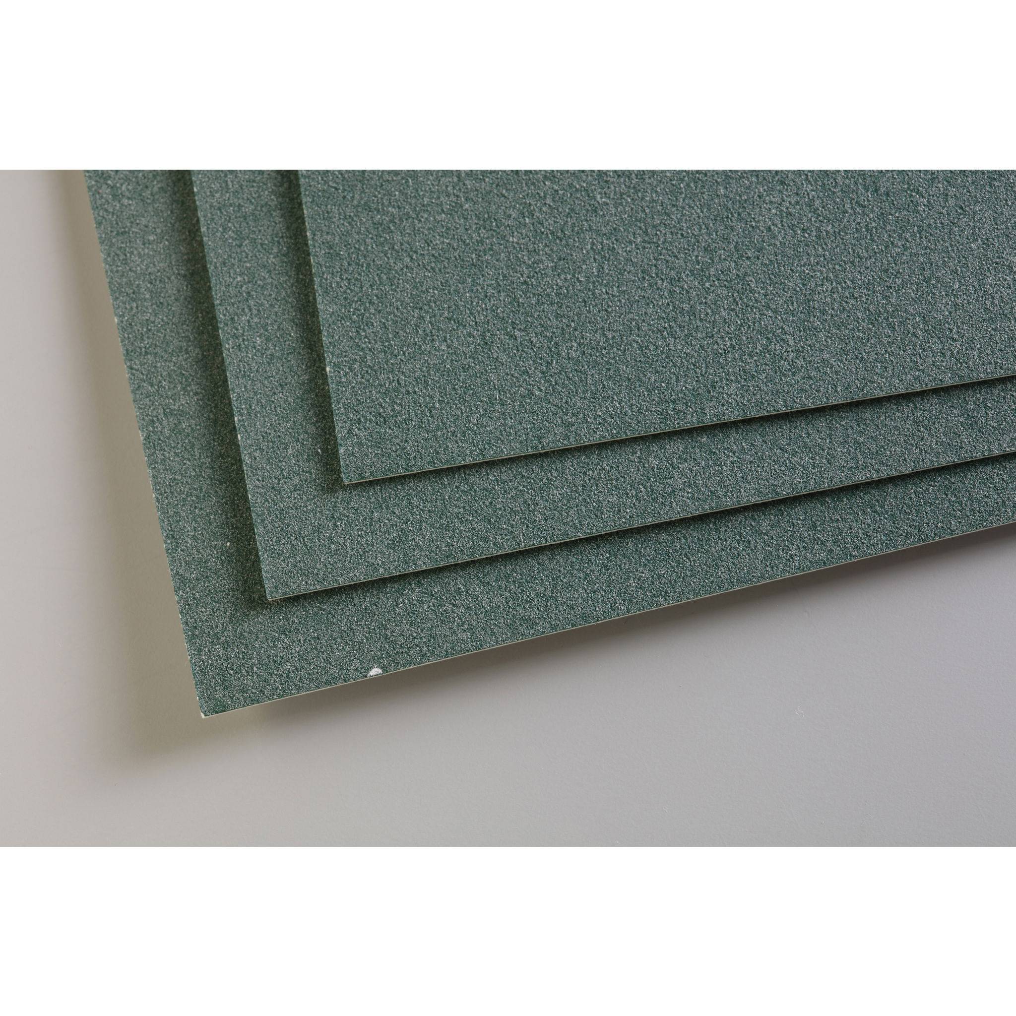 Clairefontaine Papier für Pastellmalerei, 5 Bogen 50x70cm Dunkelgrün 96168C