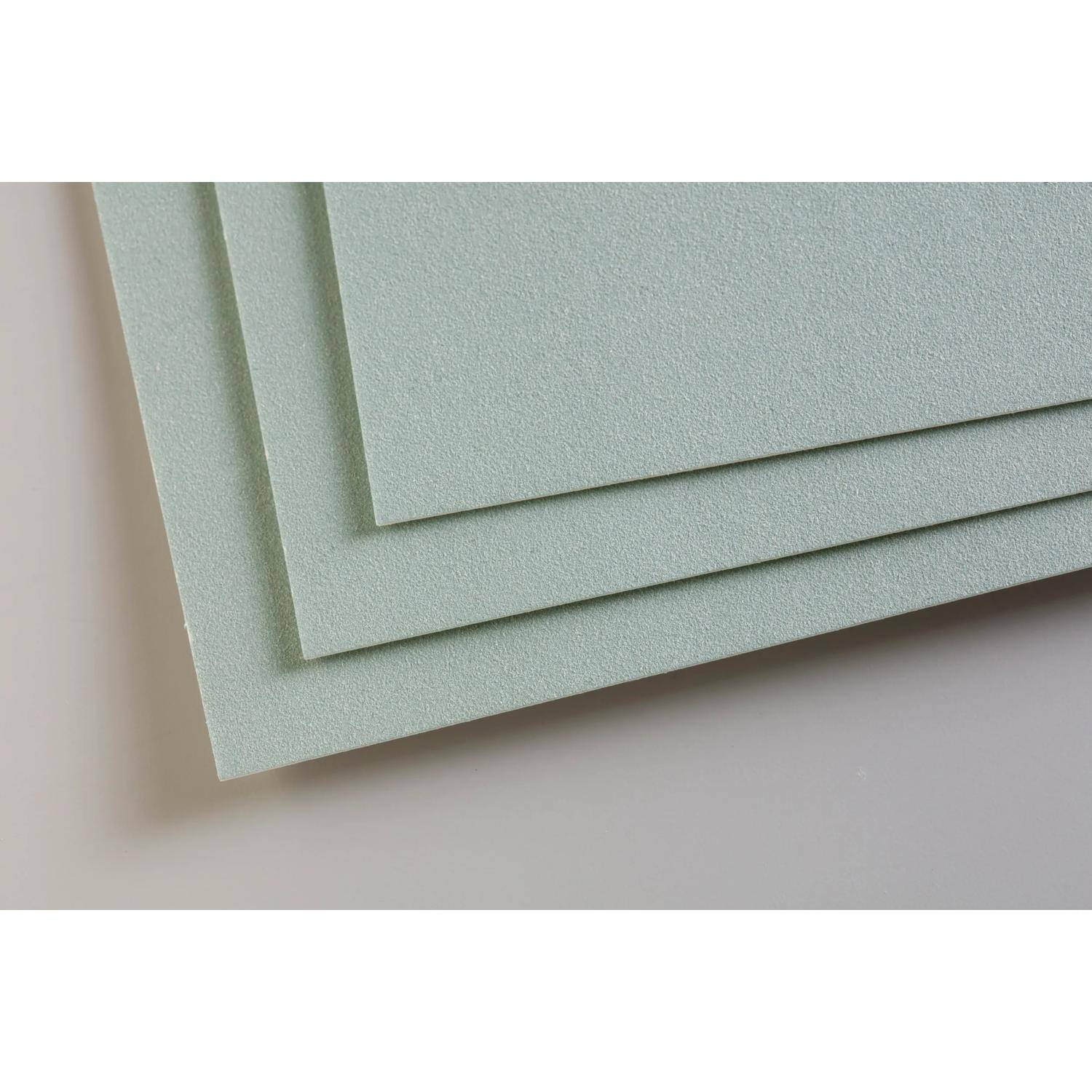 Clairefontaine Pastelmat Pastellmalerei, 5 Bogen 70x100 cm, 360g Hellgrün 96158C