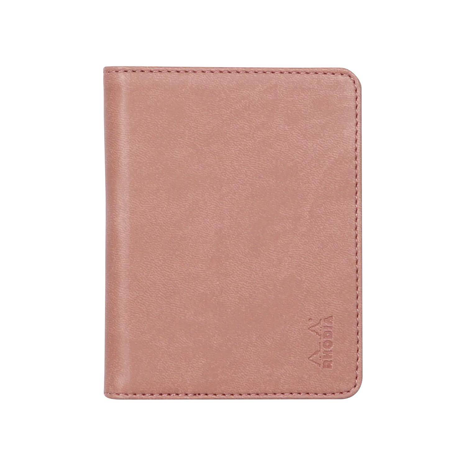 Rhodia Mappe für Block oder Notizheft A7, N°11 9,5x12,5 cm Rosenholz 211009C