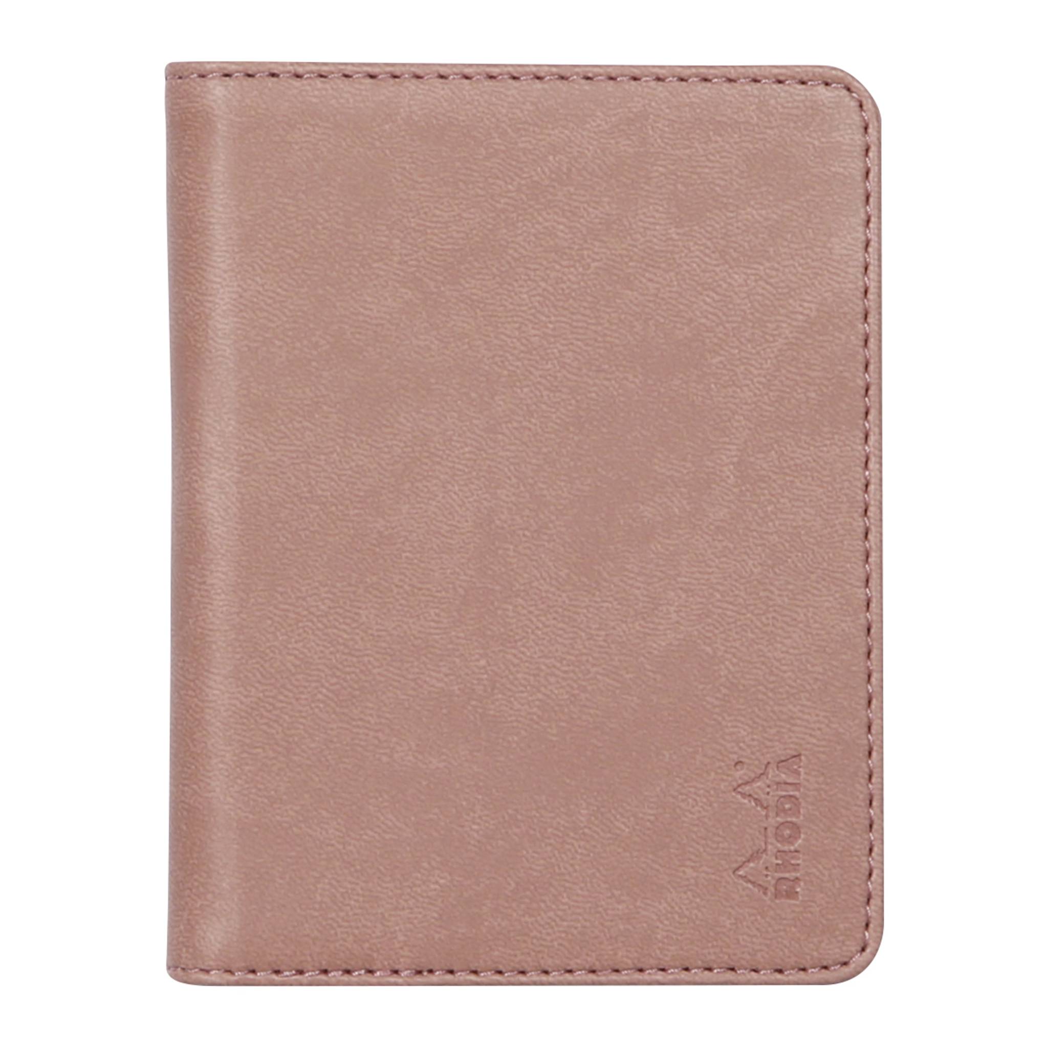 Rhodia Mappe für Block oder Notizheft A7, N°11 9,5x12,5 cm Rosenholz 211009C