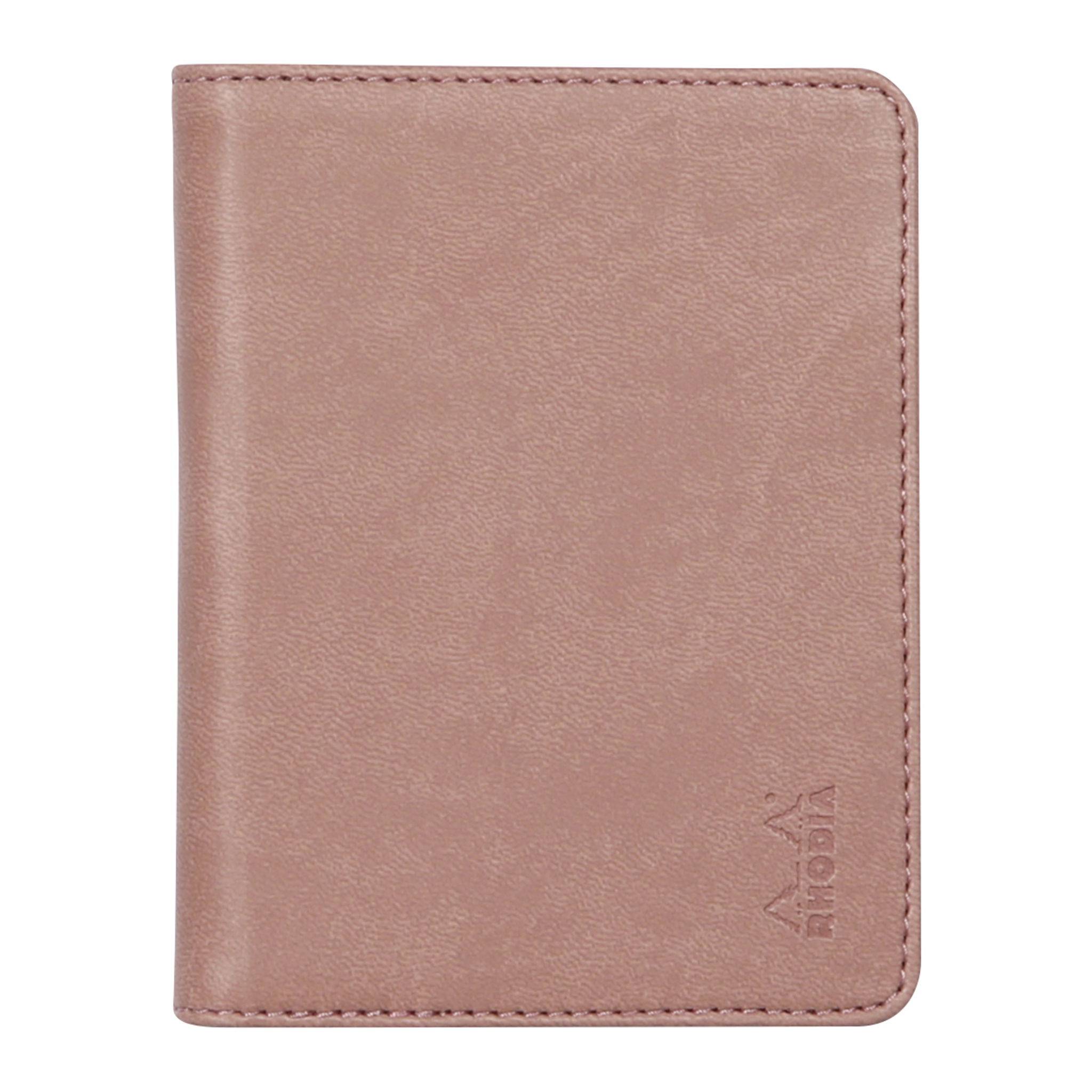 Rhodia Mappe für Block oder Notizheft A7, N°11 9,5x12,5 cm Rosenholz 211009C