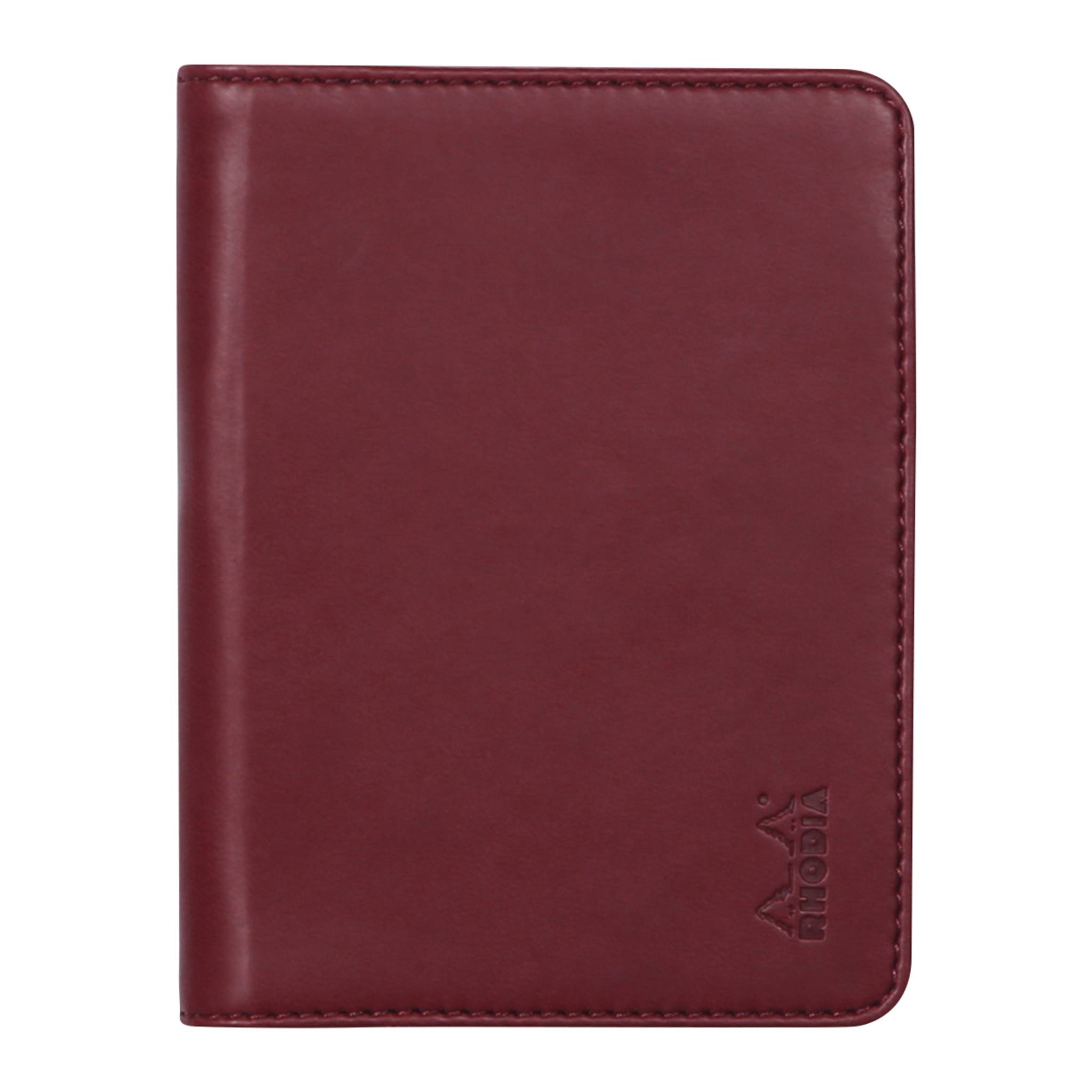 Rhodia Mappe für Block oder Notizheft A7, N°11 9,5x12,5 cm Weinrot 211008C