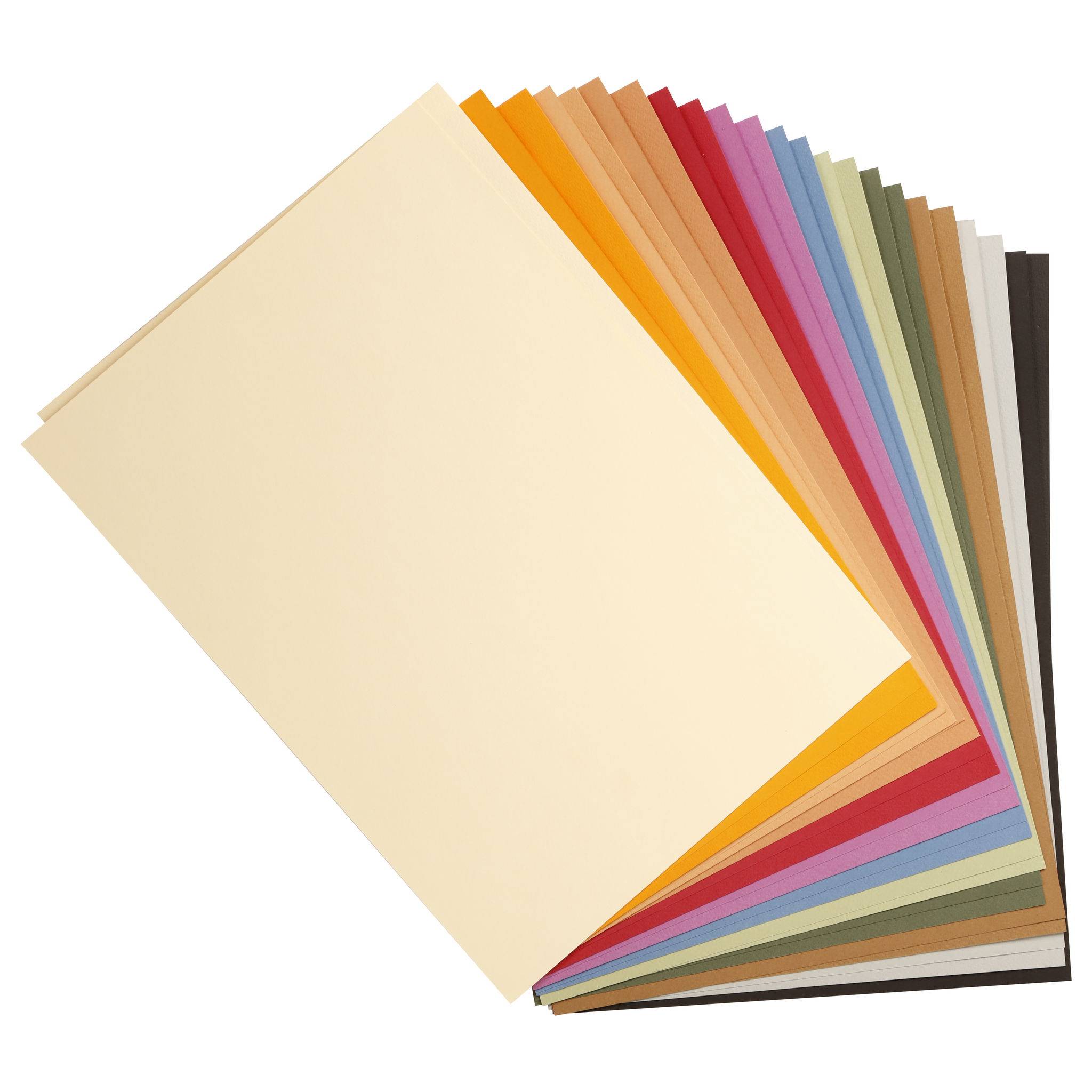 Clairefontaine Zeichenpapier 50x65cm 24 Blatt Pastellfarben sortiert 960250C