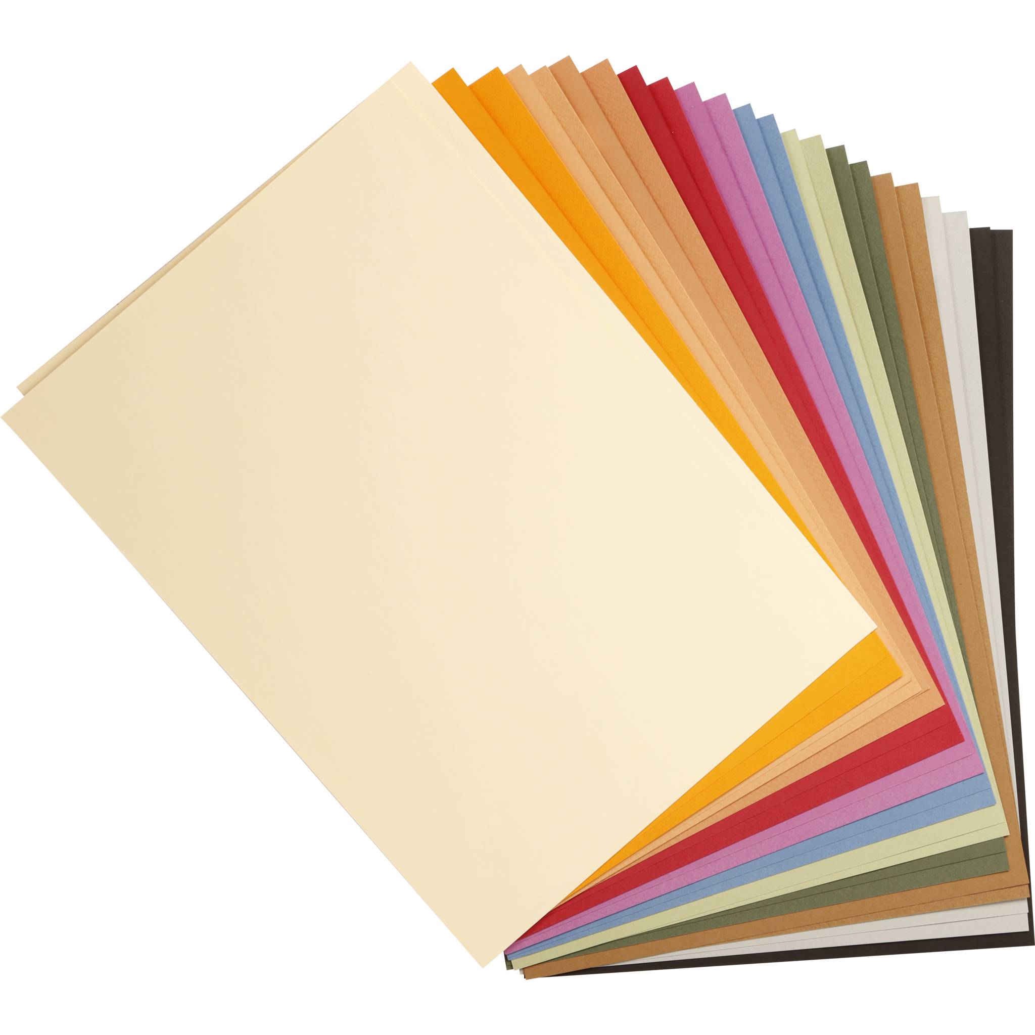 Clairefontaine Zeichenpapier 50x65cm 24 Blatt Pastellfarben sortiert 960250C
