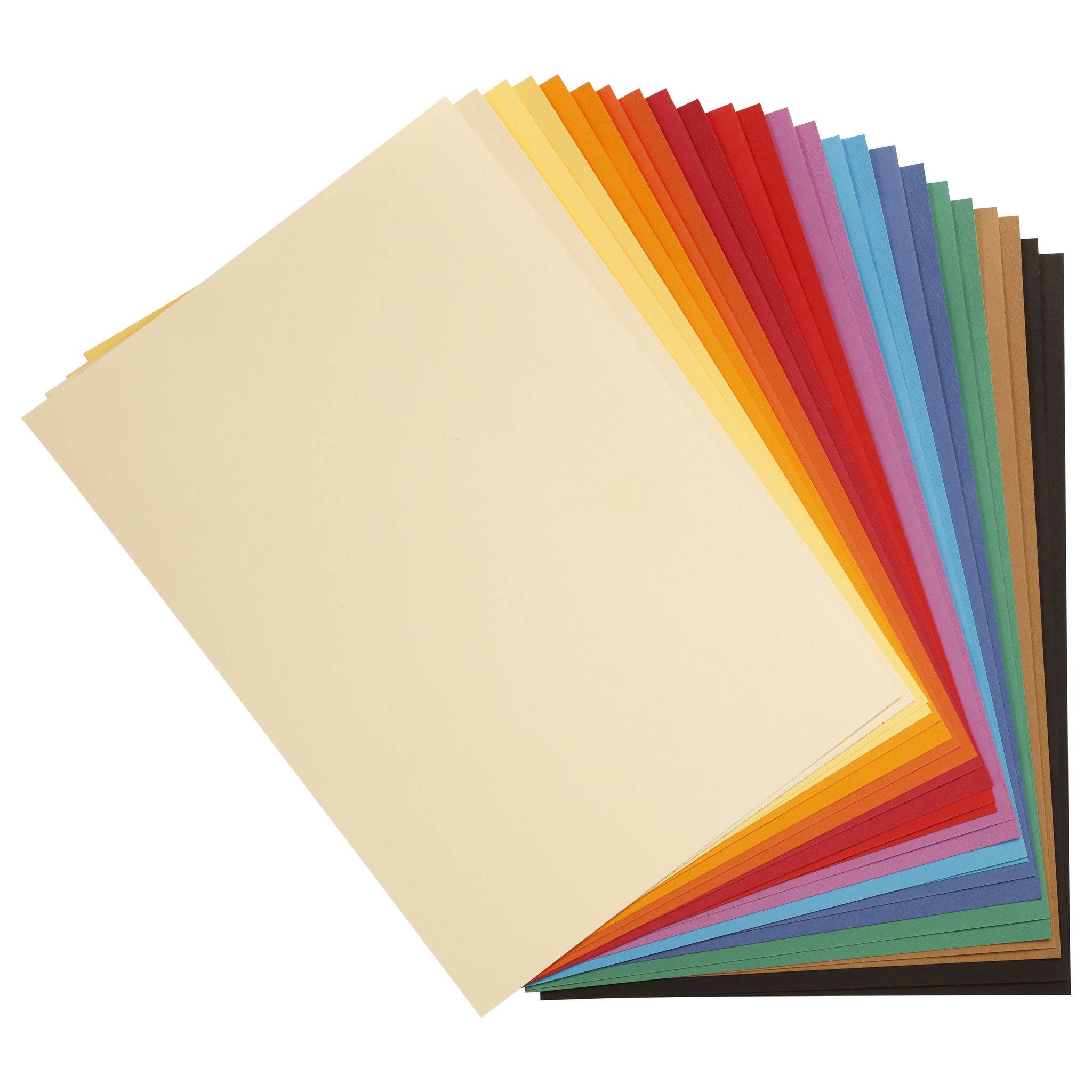 Clairefontaine Zeichenpapier A3 24 Blatt (2x12) Lebendige Farben sort. 960552C