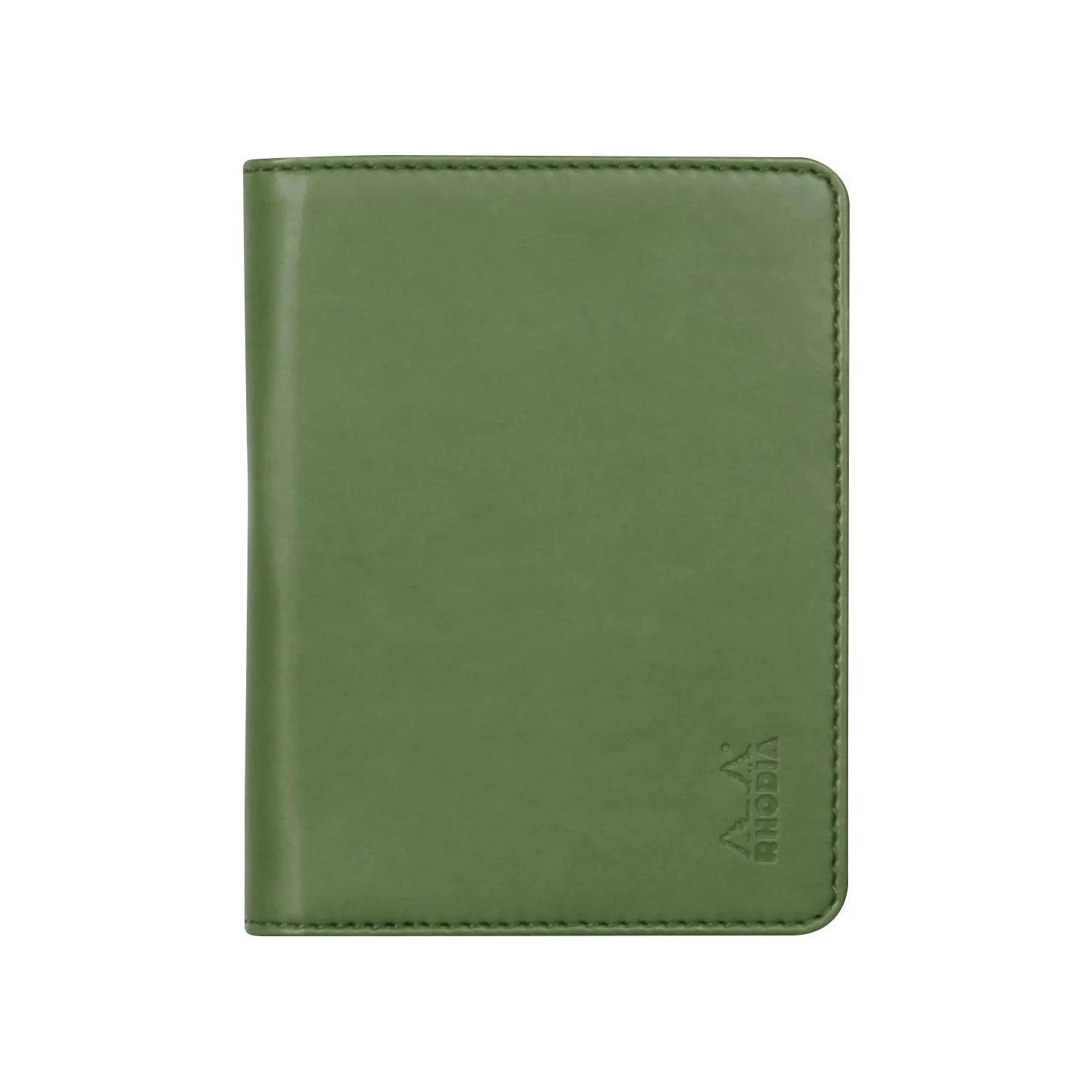 Rhodia Mappe für Block oder Notizheft A7, N°11 9,5x12,5 cm Salbeigrün 211003C