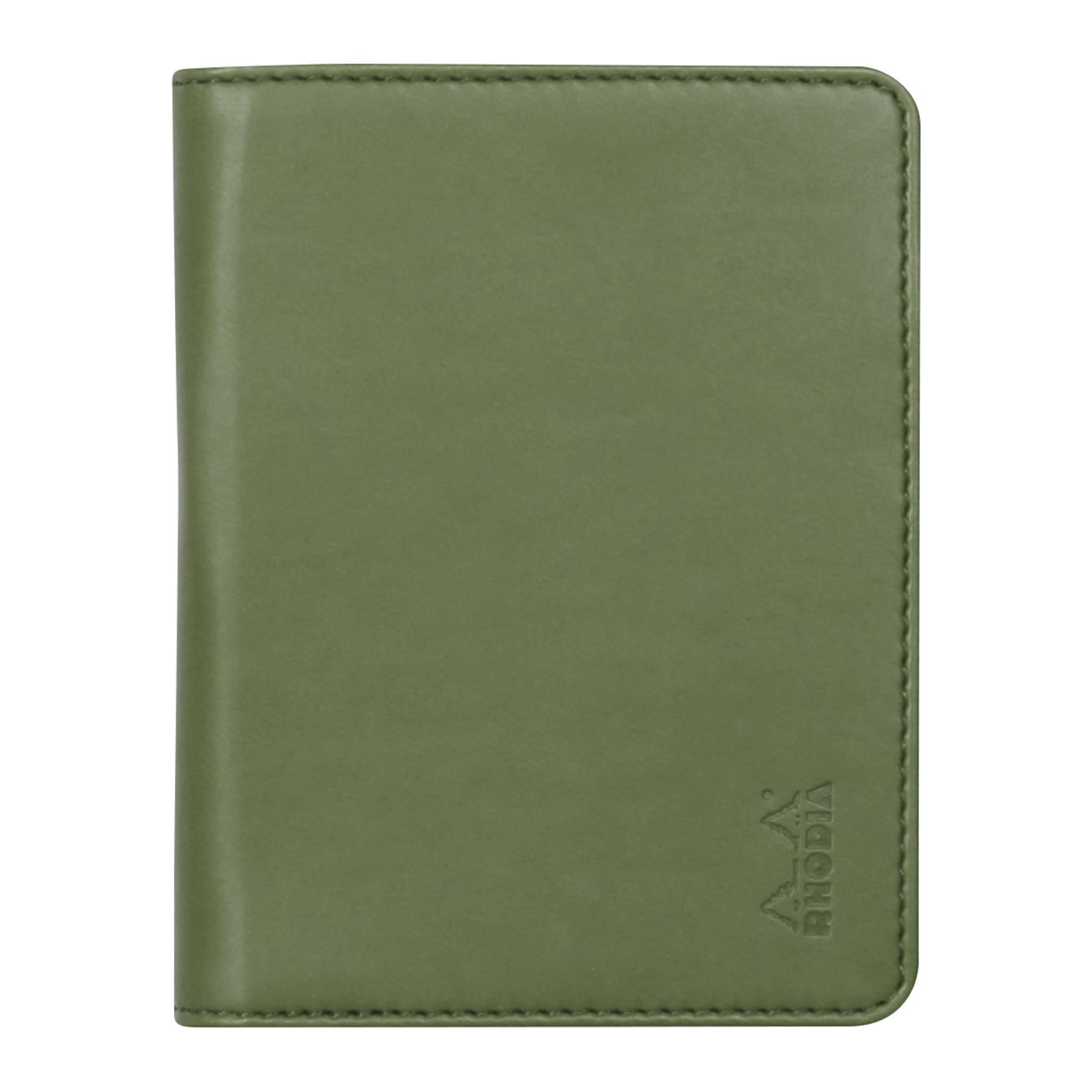 Rhodia Mappe für Block oder Notizheft A7, N°11 9,5x12,5 cm Salbeigrün 211003C