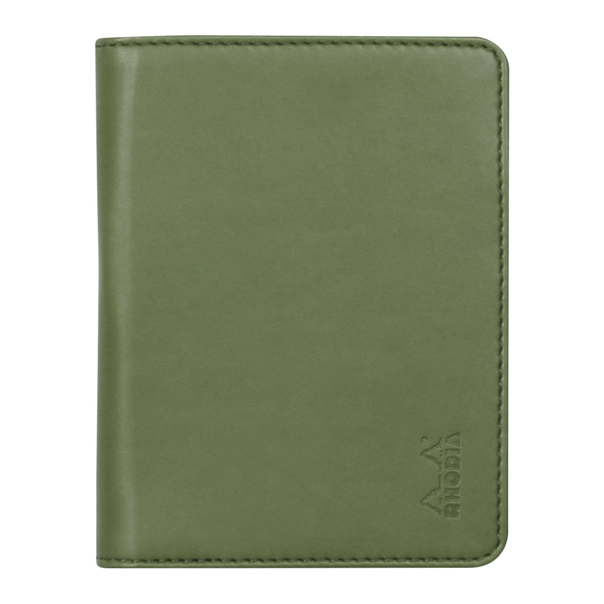 Rhodia Mappe für Block oder Notizheft A7, N°11 9,5x12,5 cm Salbeigrün 211003C