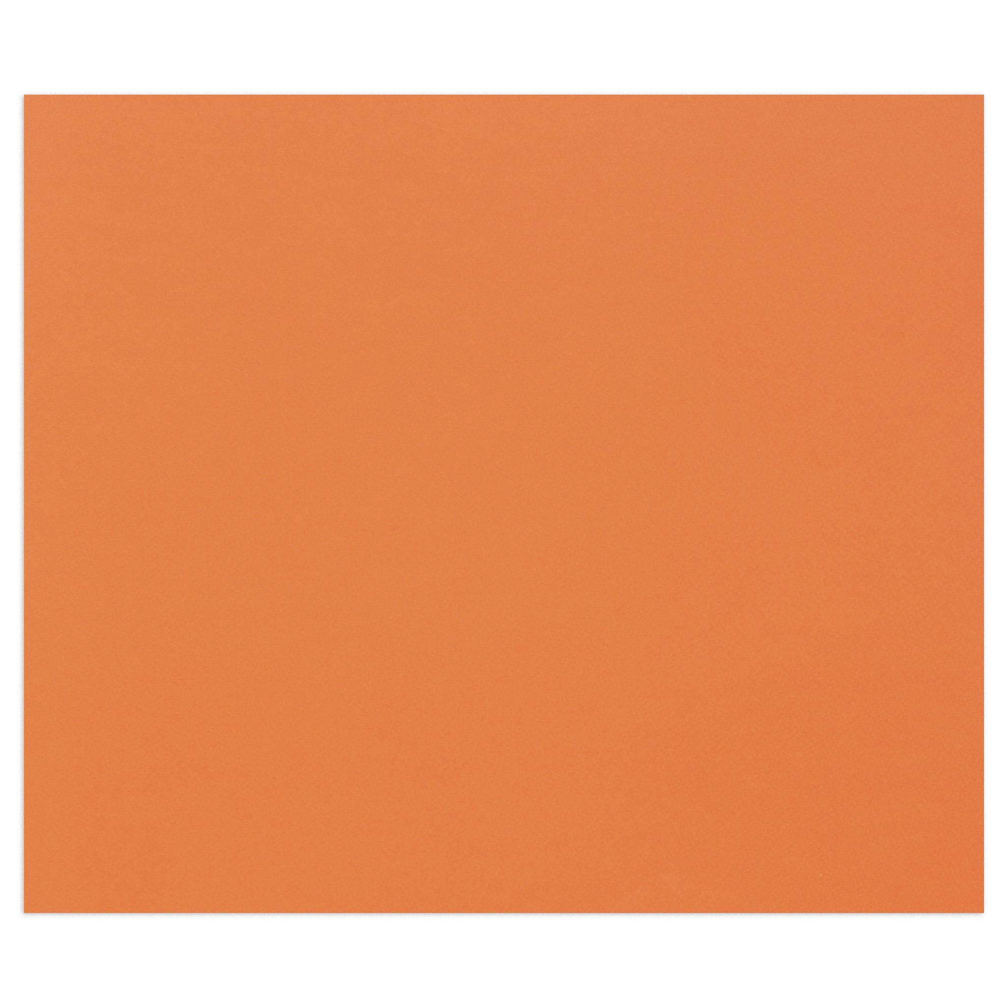 Clairefontaine Zeichenpapier Tulipe 50x65 cm, Packung mit 50 Bl Orange 960272C