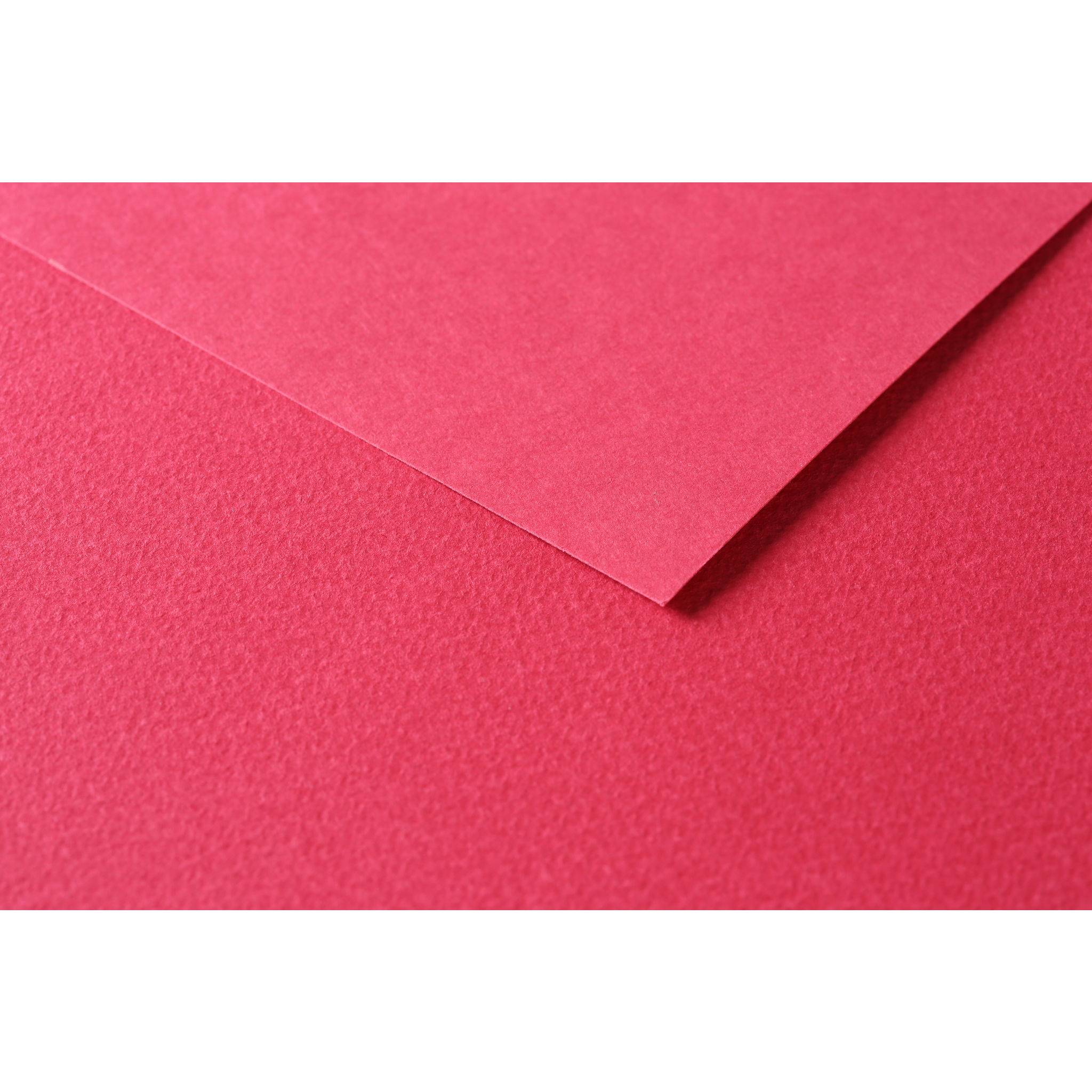 Clairefontaine Zeichenpapier 50x65 cm 160g, Pack. 25 Blatt Intensivrosa 960175C