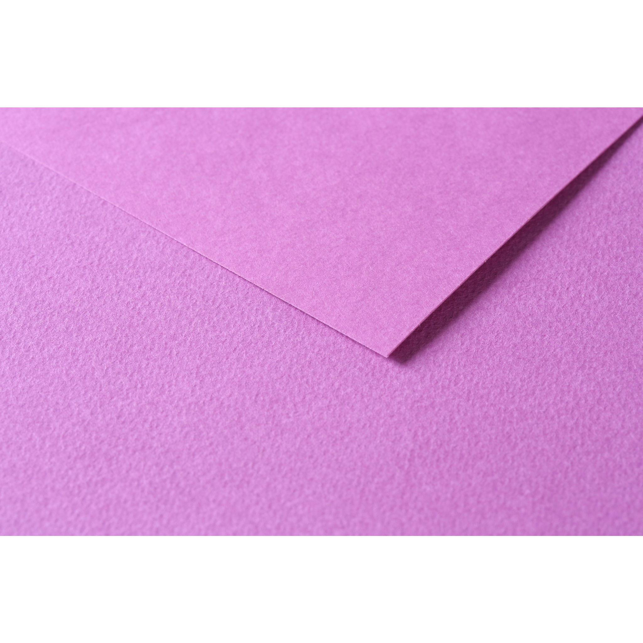 Clairefontaine Zeichenpapier Tulipe 50x65 cm, Packung mit 50 Bl Flieder 960276C