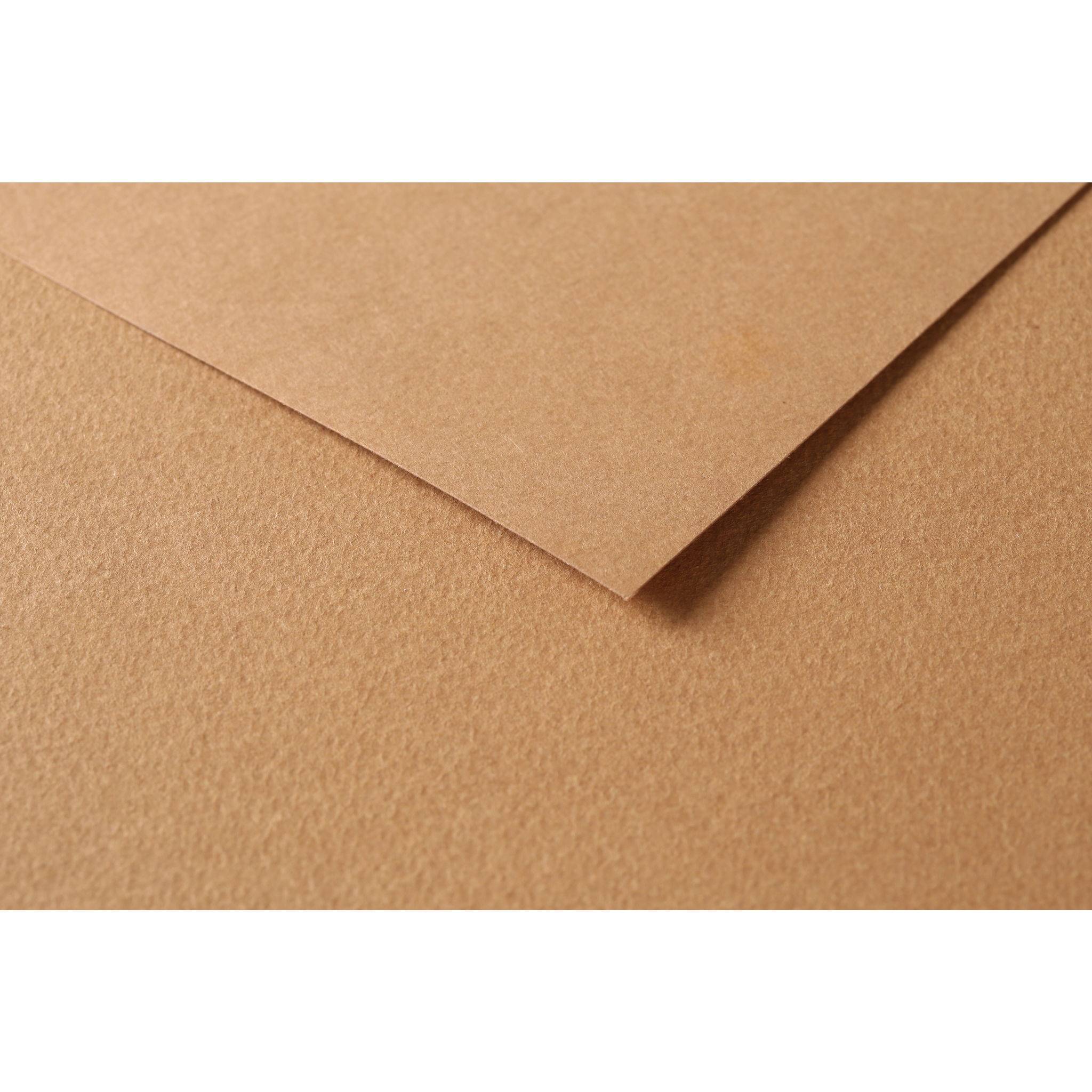 Clairefontaine Zeichenpapier Tulipe 50x65 cm 160g, Pkg 25 Bl Hellbraun 960177C