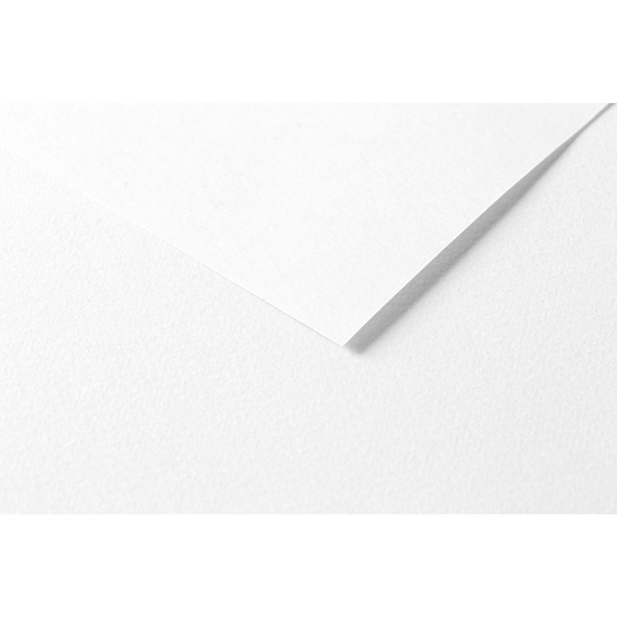Clairefontaine Zeichenpapier Tulipe A3 160g, Packung mit 50 Blatt - Weiß 960580C