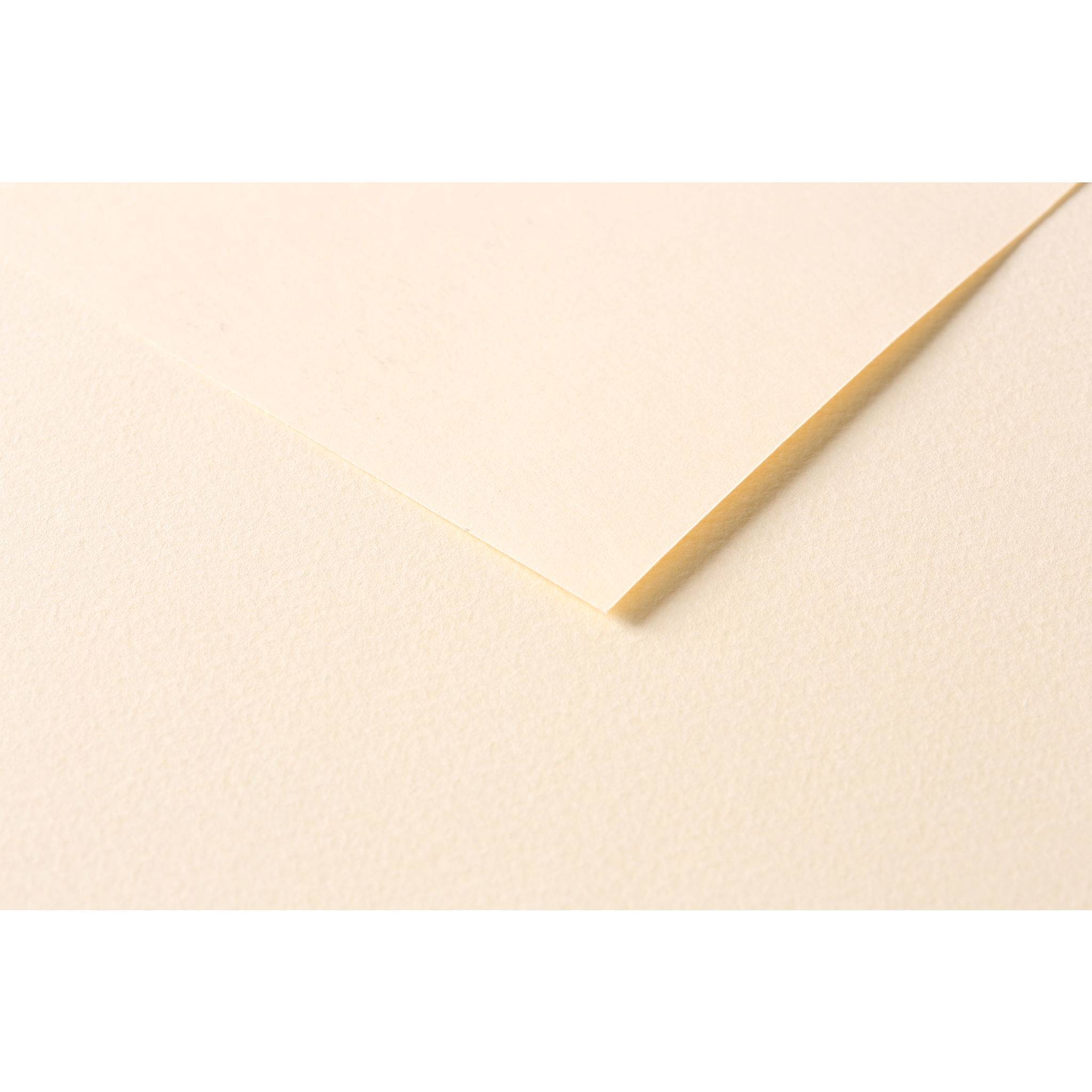 Clairefontaine Zeichenpapier Tulipe A3 160g, Packung mit 50 Bl Elfenbein 960582C