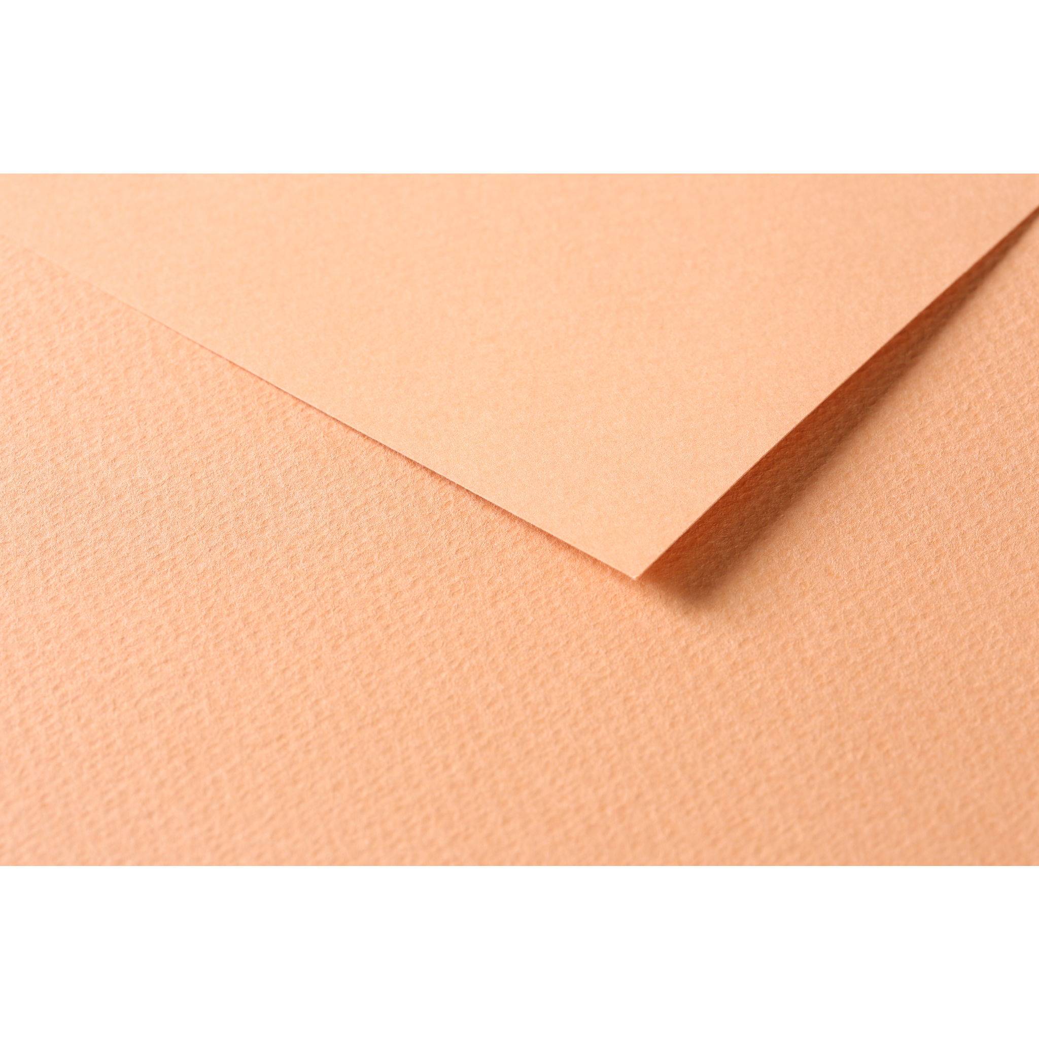 Clairefontaine Zeichenpapier Tulipe A3 160g, Packung mit 50 Blatt Lachs 960587C