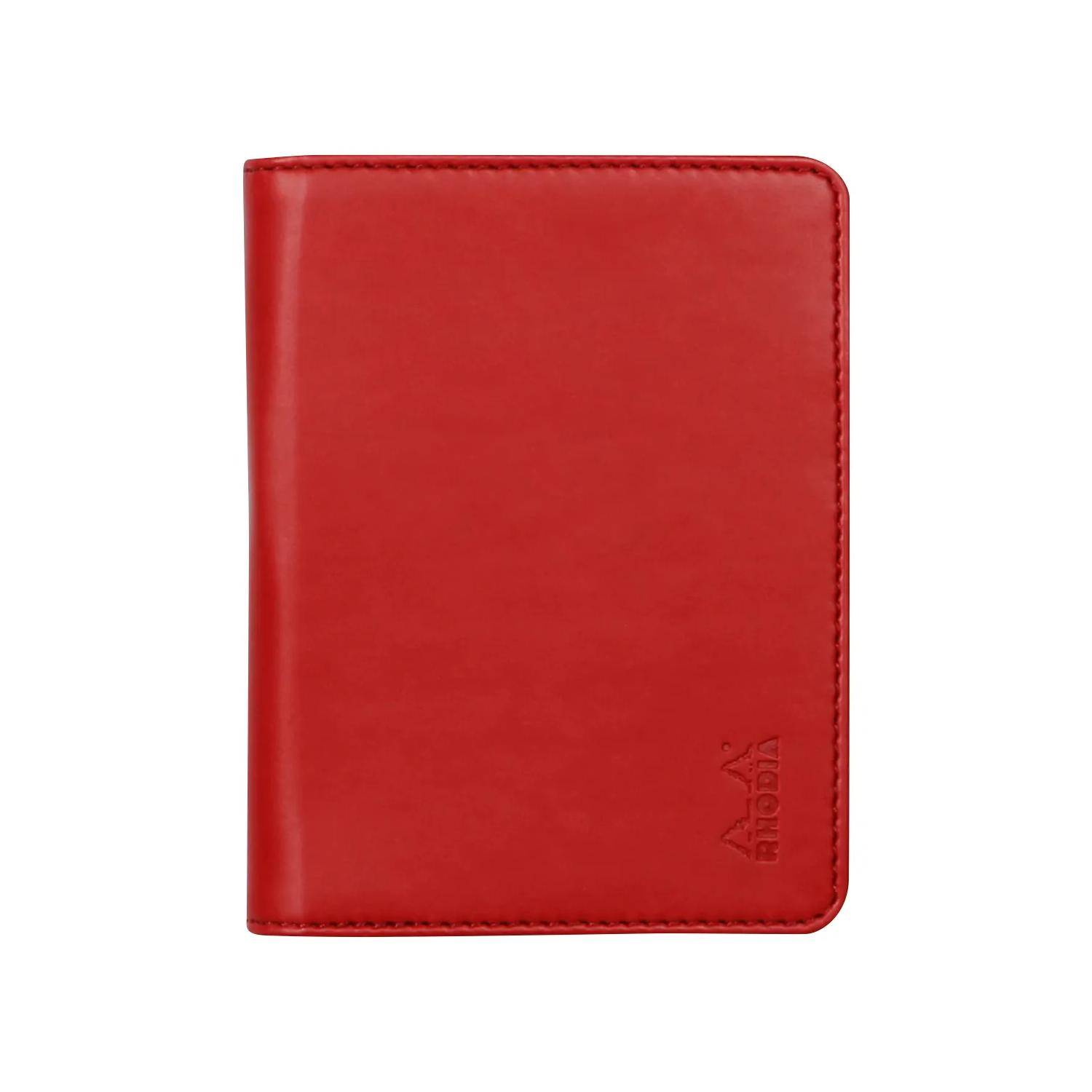Rhodia Mappe für Block oder Notizheft A7, N°11 9,5x12,5 cm Mohnrot 211007C