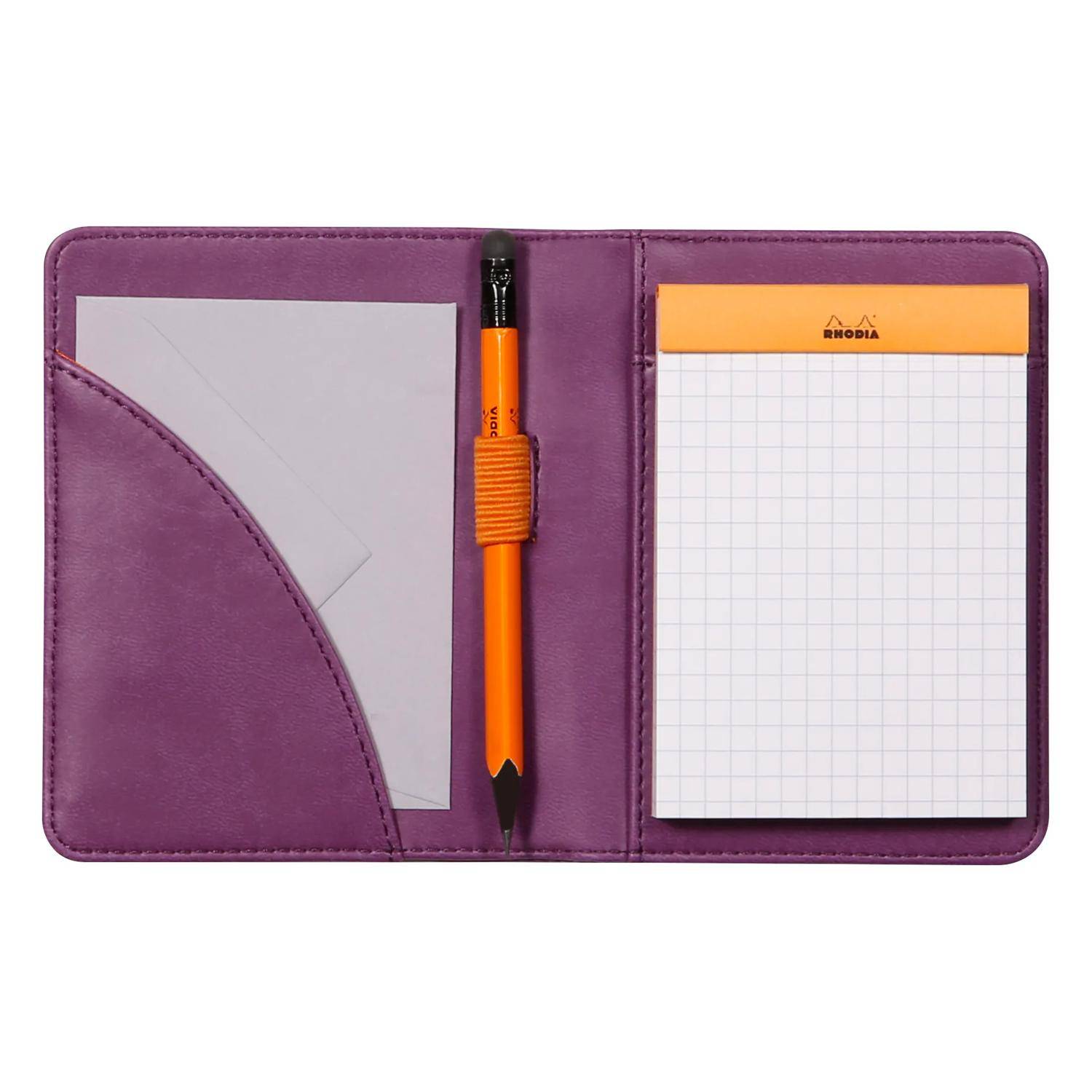 Rhodia Mappe für Block oder Notizheft A7, N°11 9,5x12,5 cm Violett 211006C
