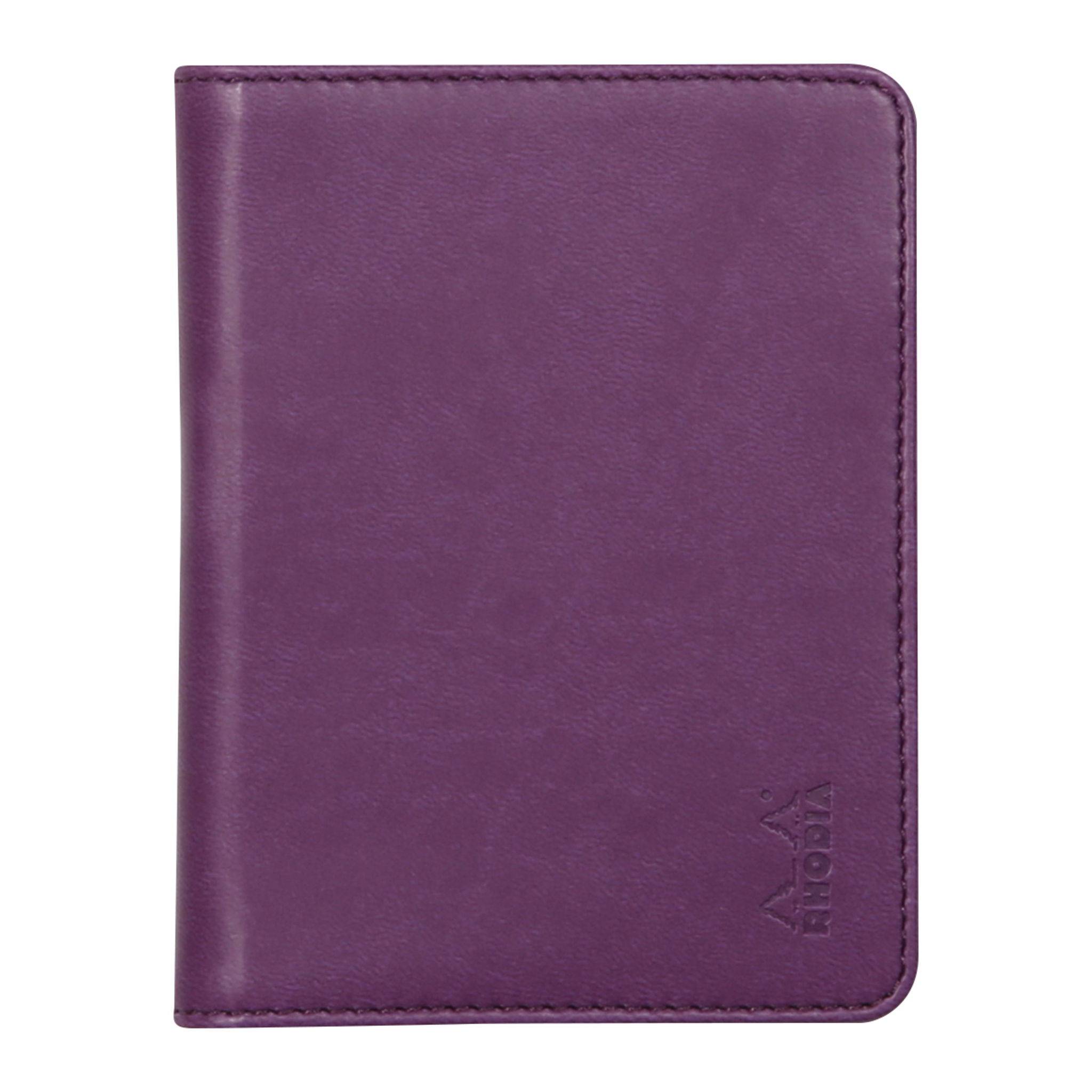 Rhodia Mappe für Block oder Notizheft A7, N°11 9,5x12,5 cm Violett 211006C