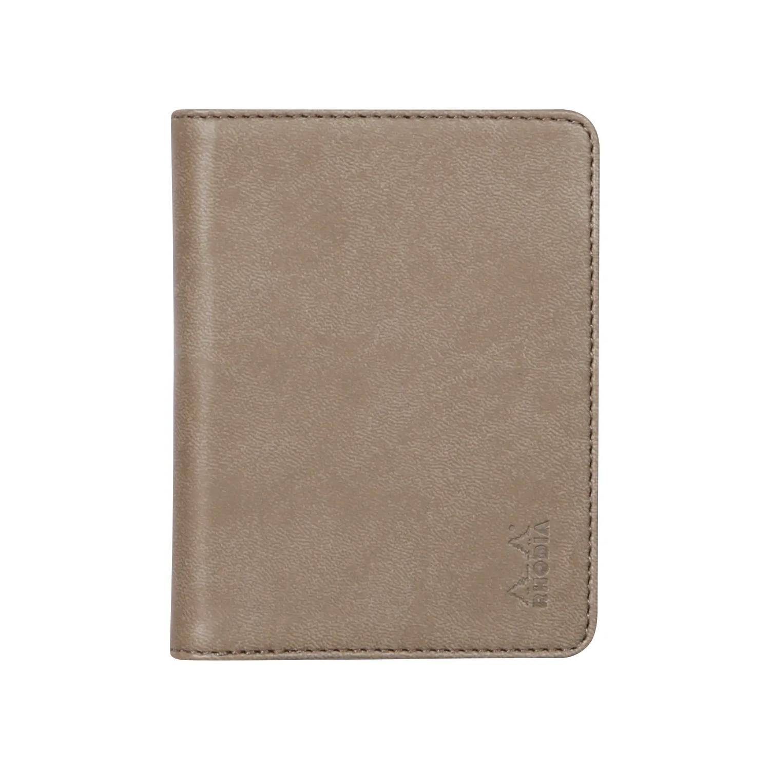 Rhodia Rhodiarama Mappe Block oder Notizheft A7, N°11 9,5x12,5 cm Taupe 211002C