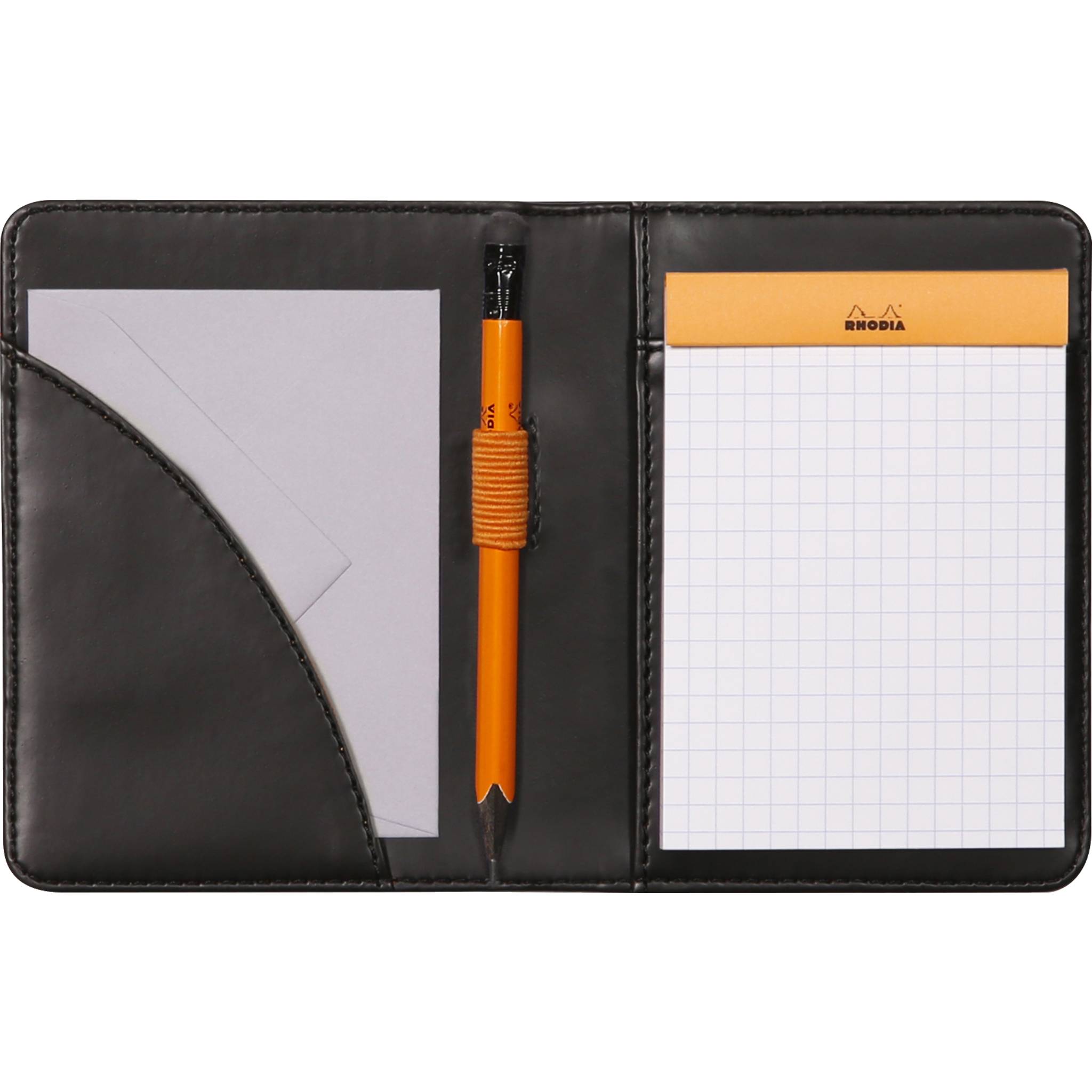 Rhodia Mappe für Block oder Notizheft A7, N°11 9,5x12,5 cm Schwarz 211001C
