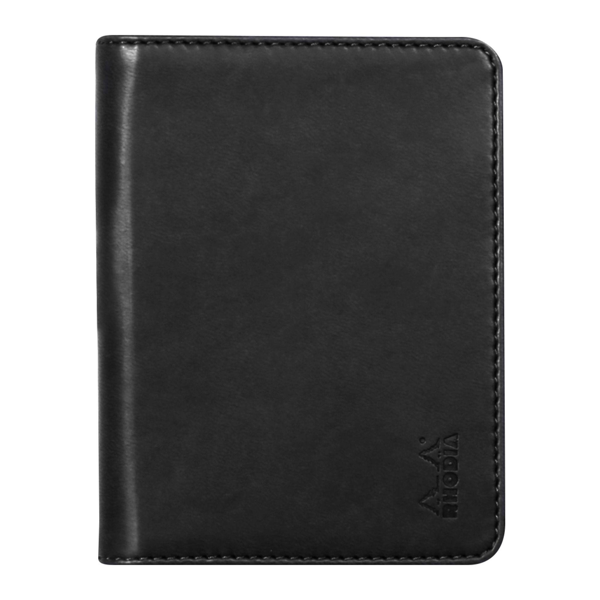 Rhodia Mappe für Block oder Notizheft A7, N°11 9,5x12,5 cm Schwarz 211001C