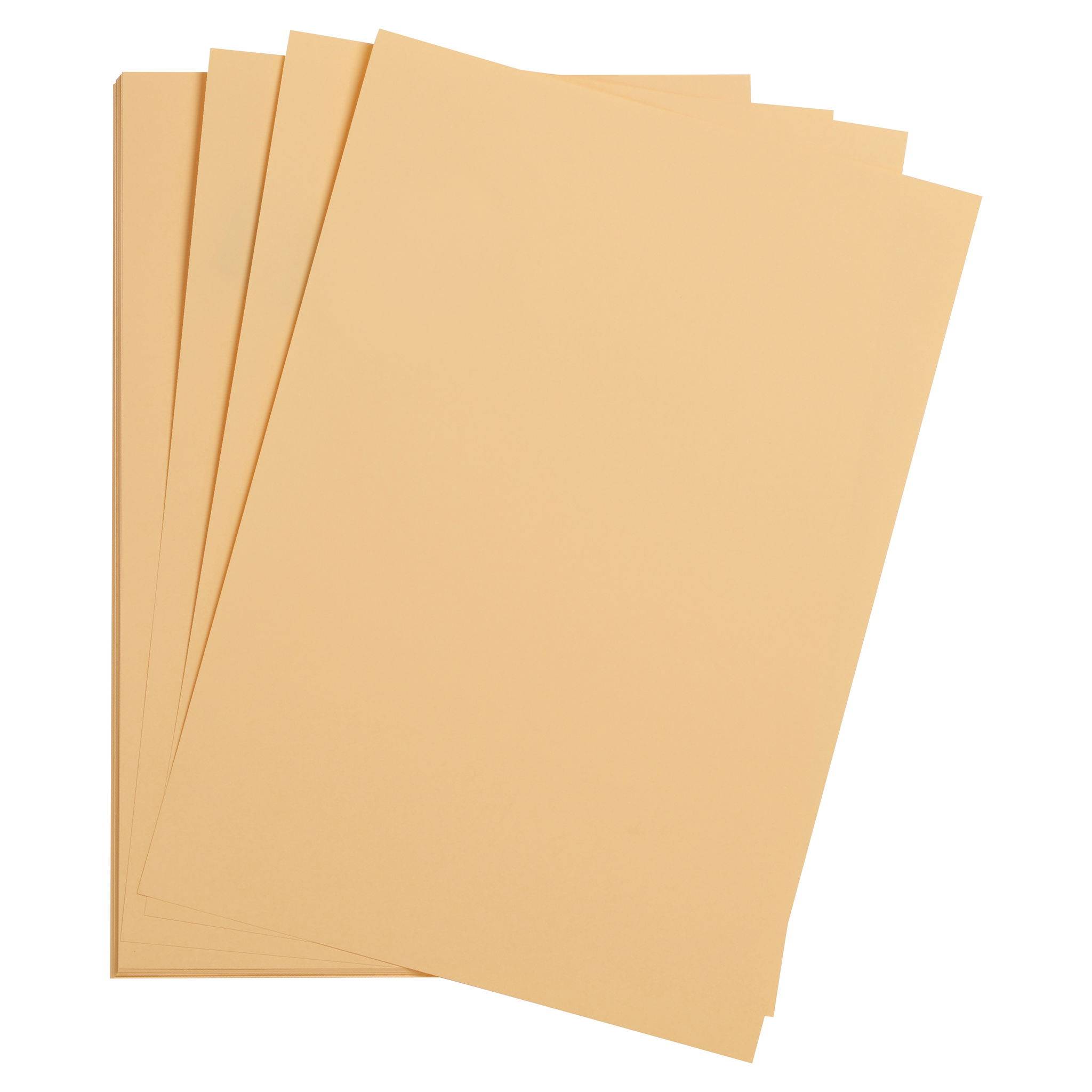 Clairefontaine Maya Tonpapier 50x70cm 120g 250 Bogen - Aprikose 397164C
