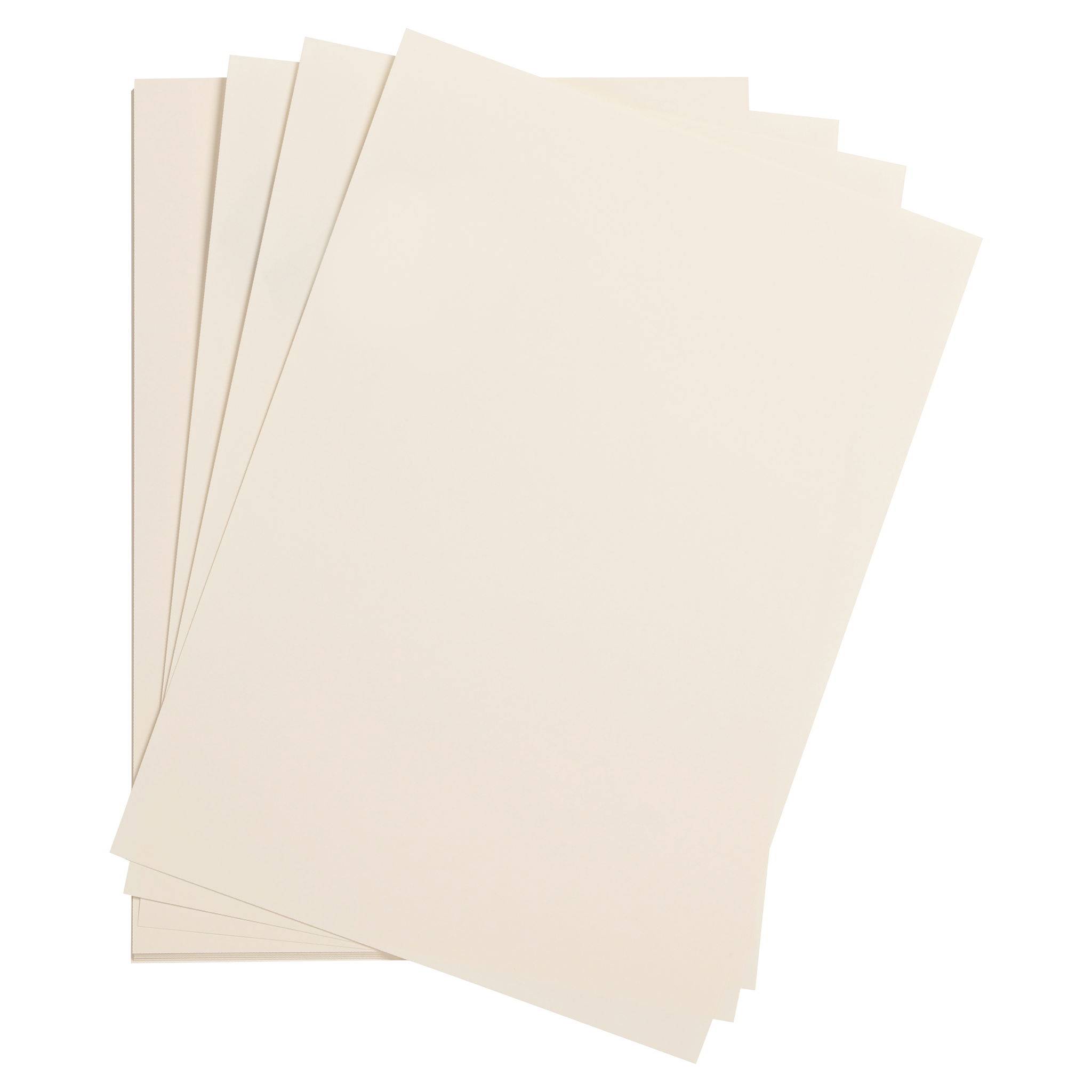 Clairefontaine Maya Fotokarton 50x70cm 270g 125 Bogen - Elfenbein 397275C
