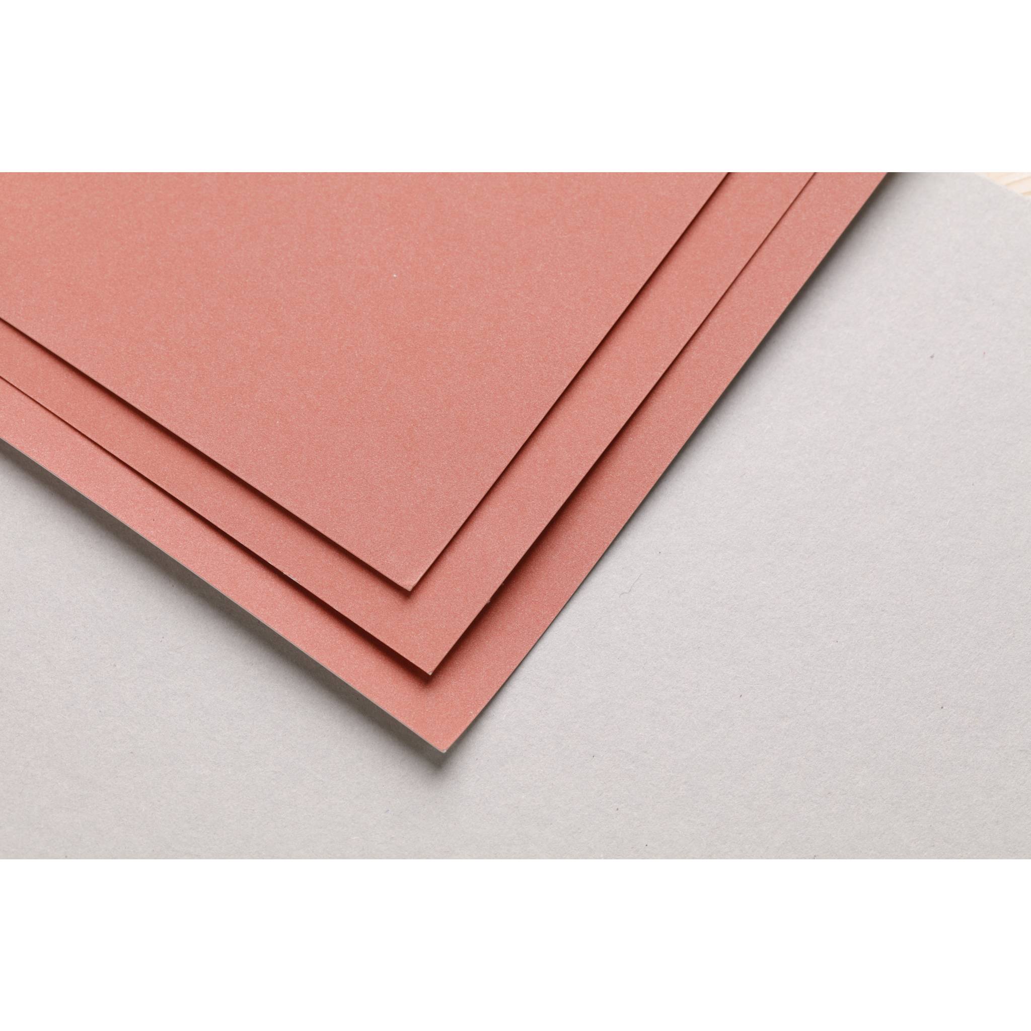 Clairefontaine Pastelmat Pastellmalerei, 5 Bogen 50x70 cm, 360g Rötel 96056C