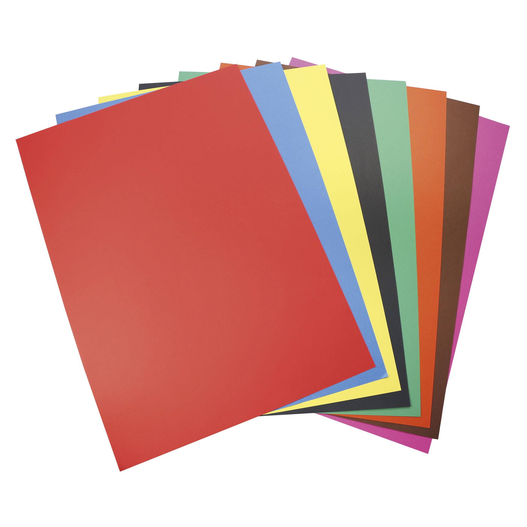 Clairefontaine Fotokarton, Packung mit 25 Bogen 50x70cm 210g Sortierung 454299C