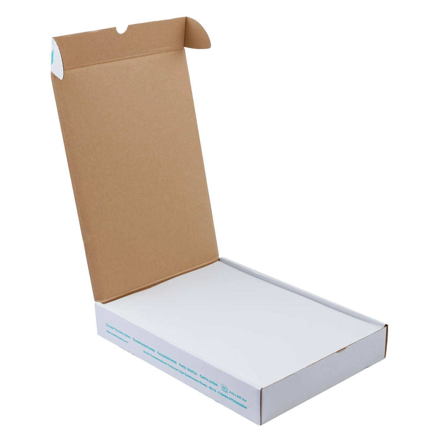 Clairefontaine Transparentpapier, Ries, 500 Blatt A4, 90/95g 96507C