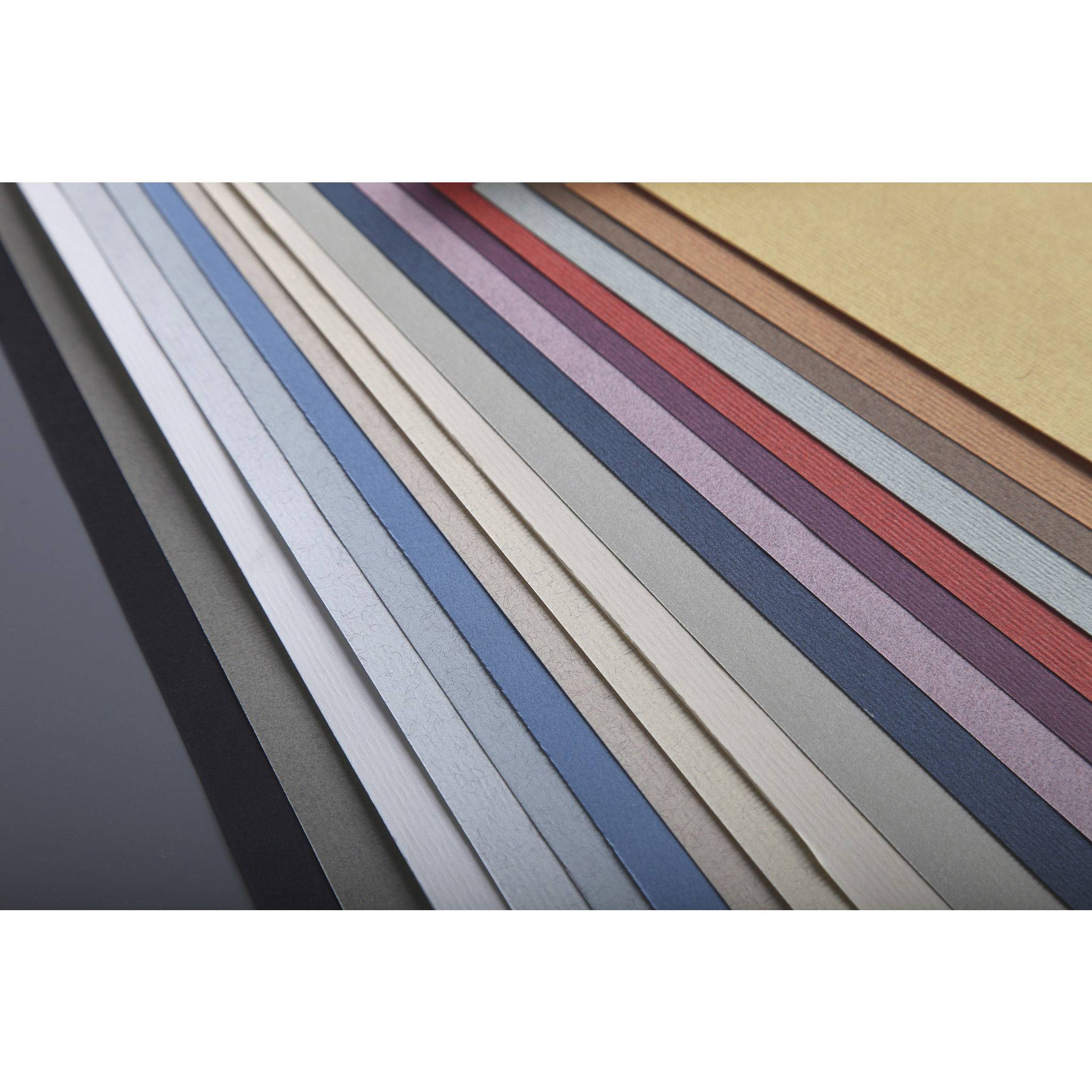 Clairefontaine Ingres-Papier gerippt, 50x65cm, Packung 25 Bogen 130g Rot 93509C