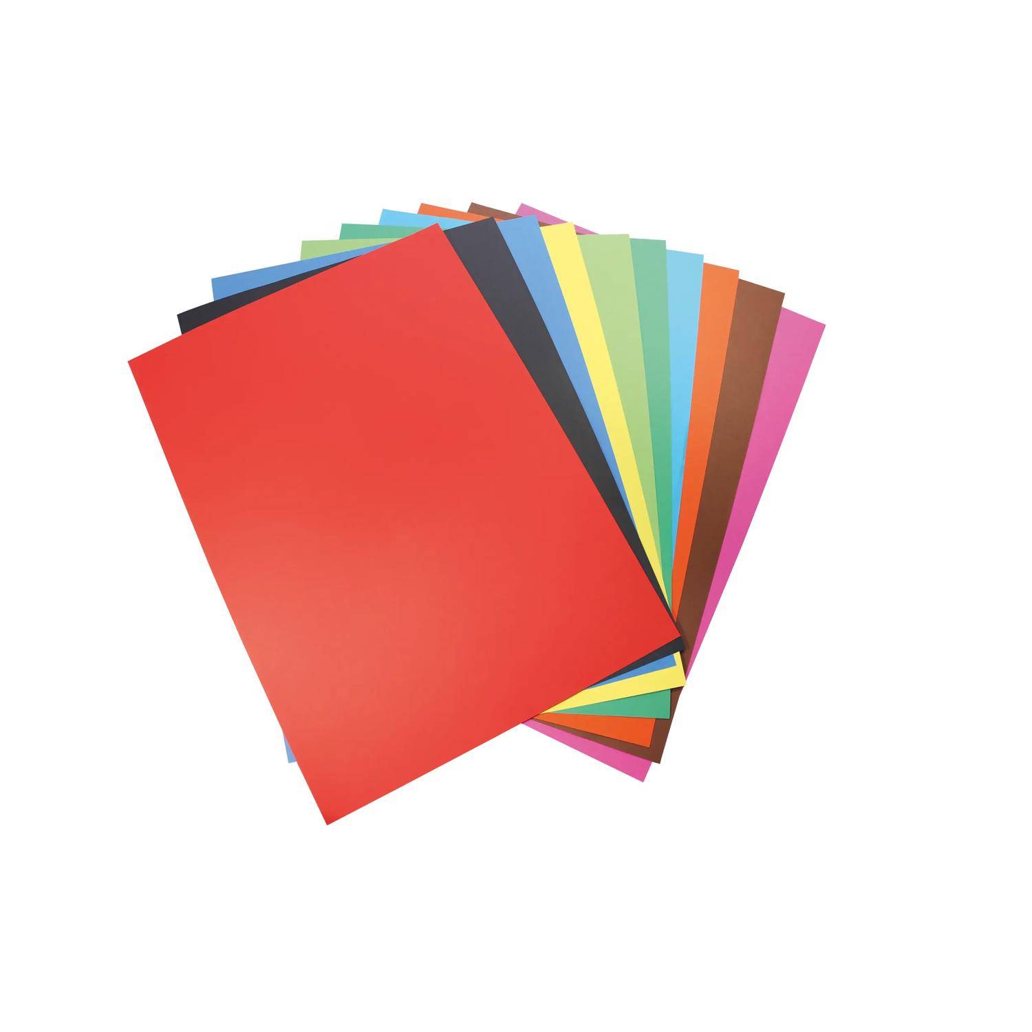 Clairefontaine Fotokarton, Packung mit 500 Bogen A4 120g - Sortierung 455203C