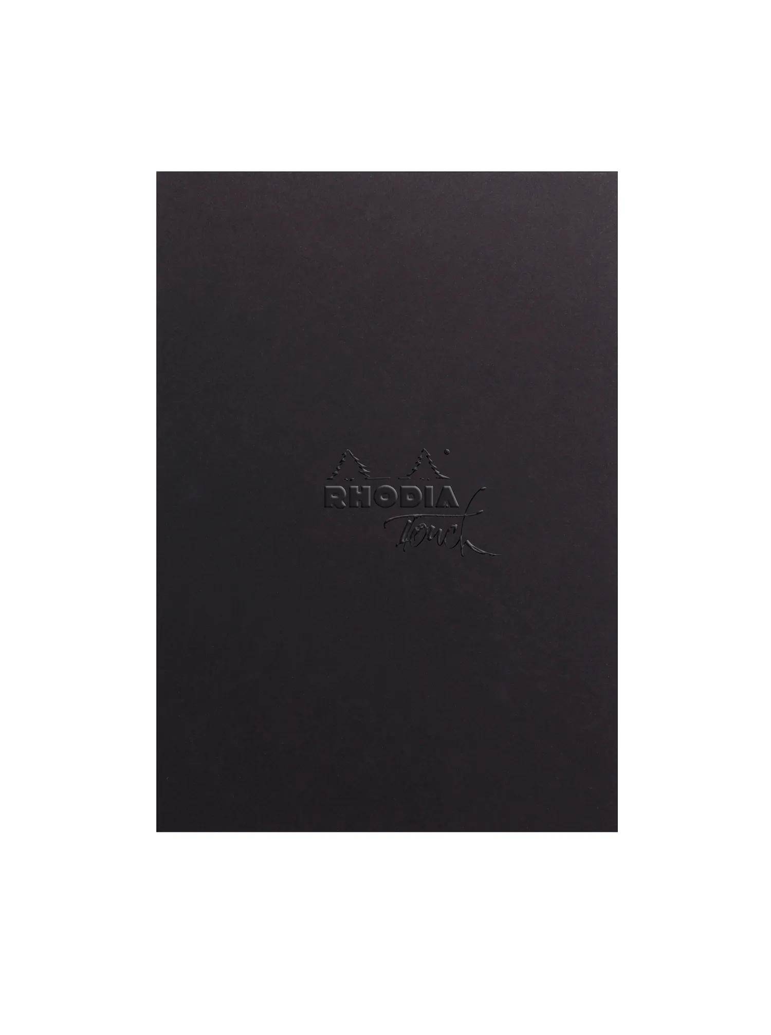 Rhodia Touch Block A6 20 Bl Paint'ON-Papier extraweiß 250g Schwarz 116186C