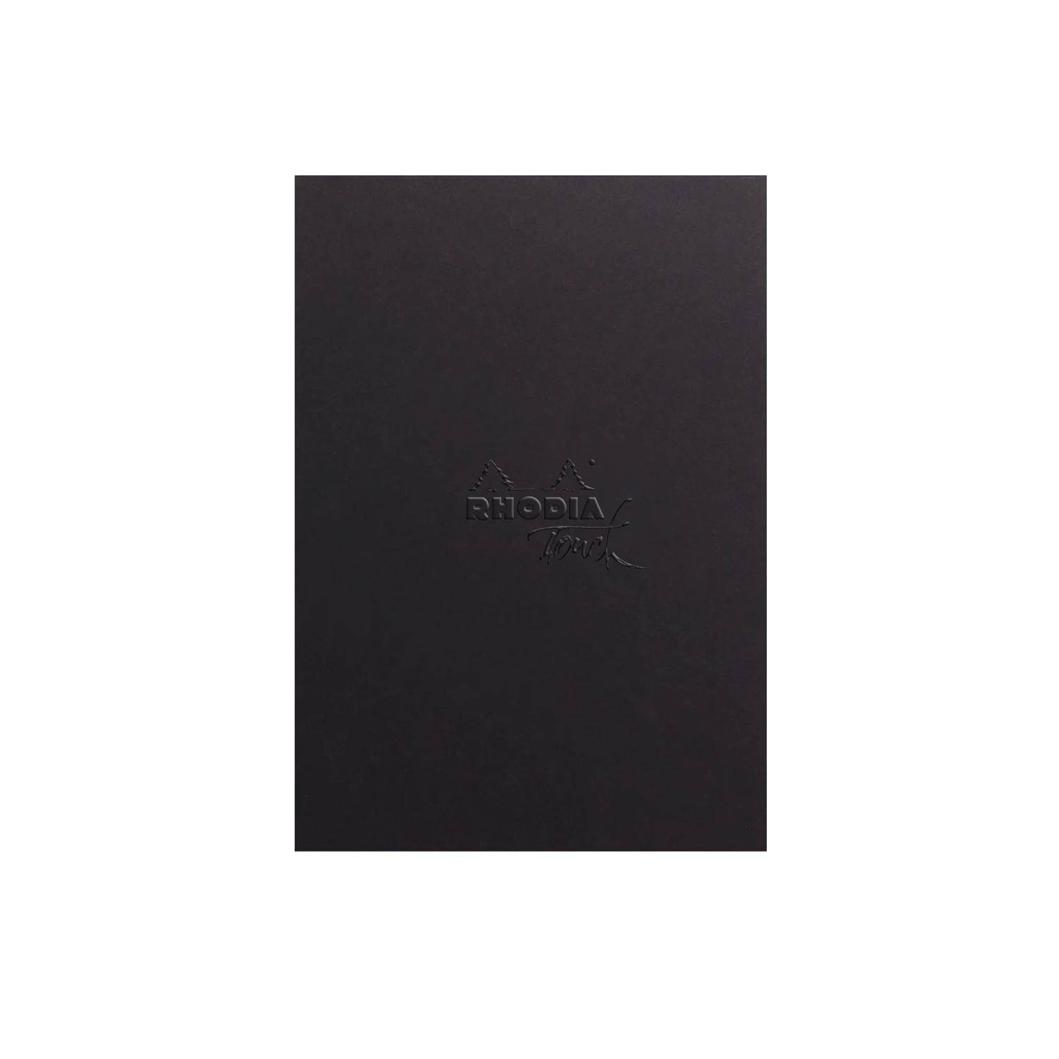 Rhodia Touch Block A6 20 Bl Paint'ON-Papier extraweiß 250g Schwarz 116186C