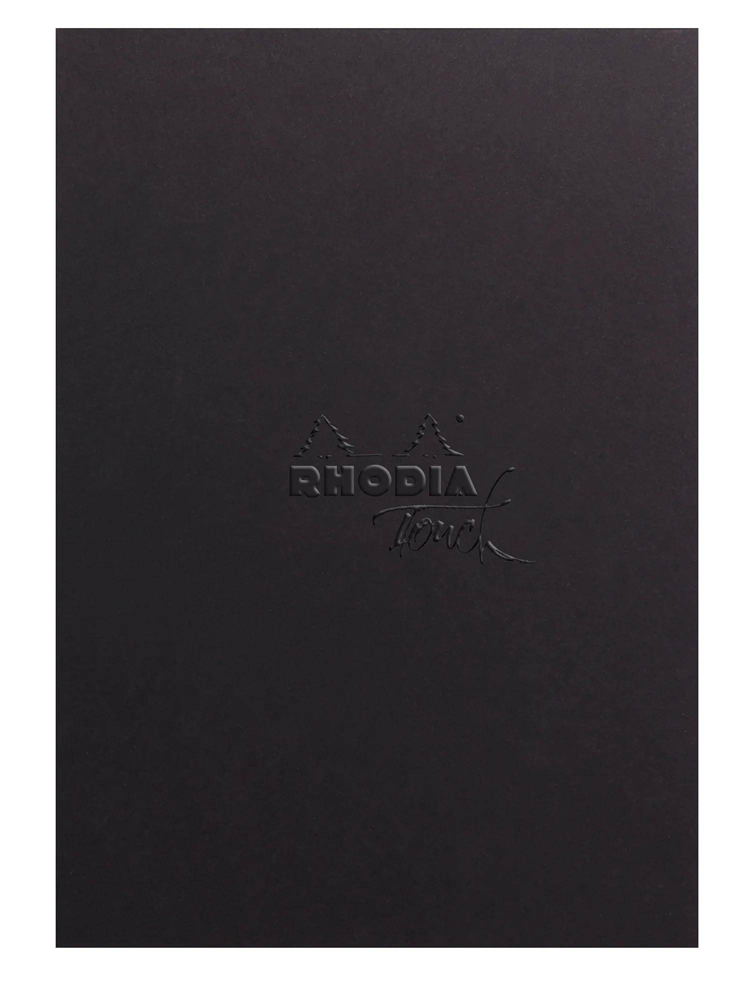 Rhodia Touch Block A5 20 Bl Paint'ON-Papier extraweiß 250g Schwarz 116187C