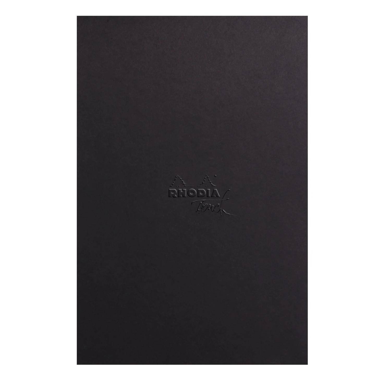Rhodia Touch Block A4 20 Bl Paint'ON-Papier extraweiß 250g Schwarz 116188C