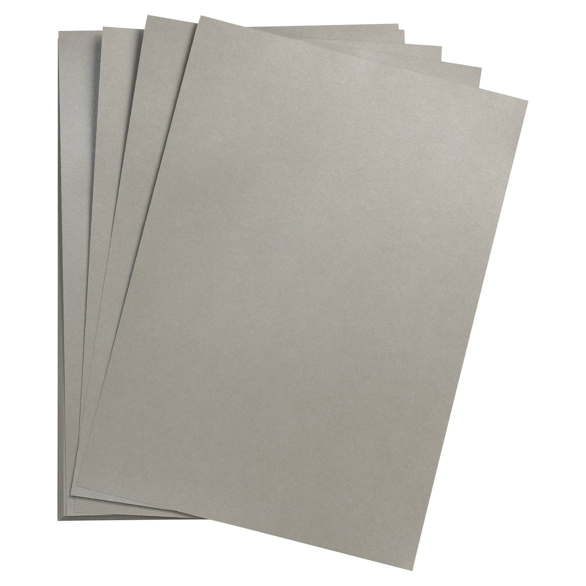 Clairefontaine Maya Tonpapier 50x70cm 120g 25 Bogen - Silber 197181C