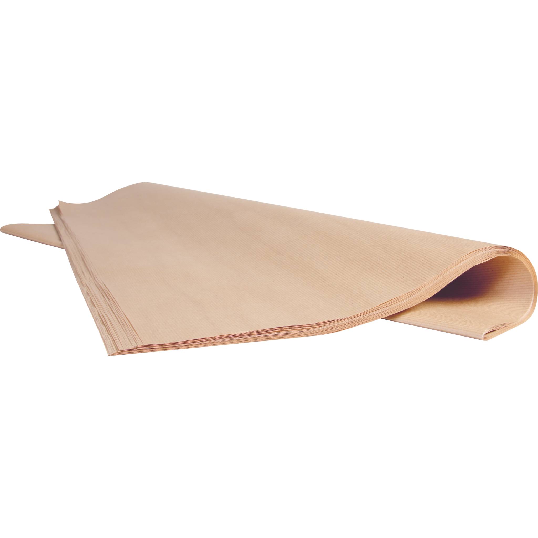 Clairefontaine Kraftpapier gerippt 60g, 25 Bogen 1x0,70m Kraft braun 895771C