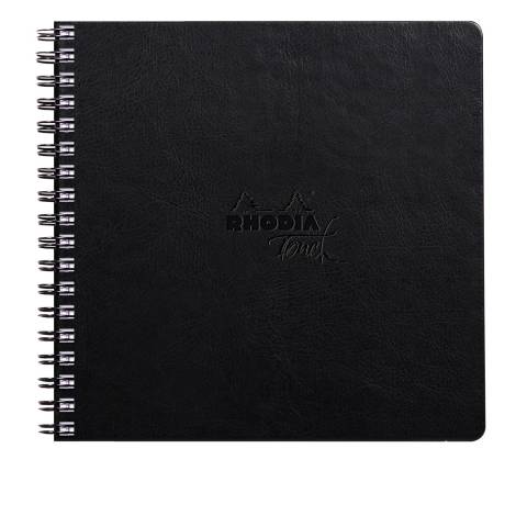 Rhodia Touch Book, Skizzenbuch 20 Bl extraweiß 250g, 21x21 cm Schwarz 116185C