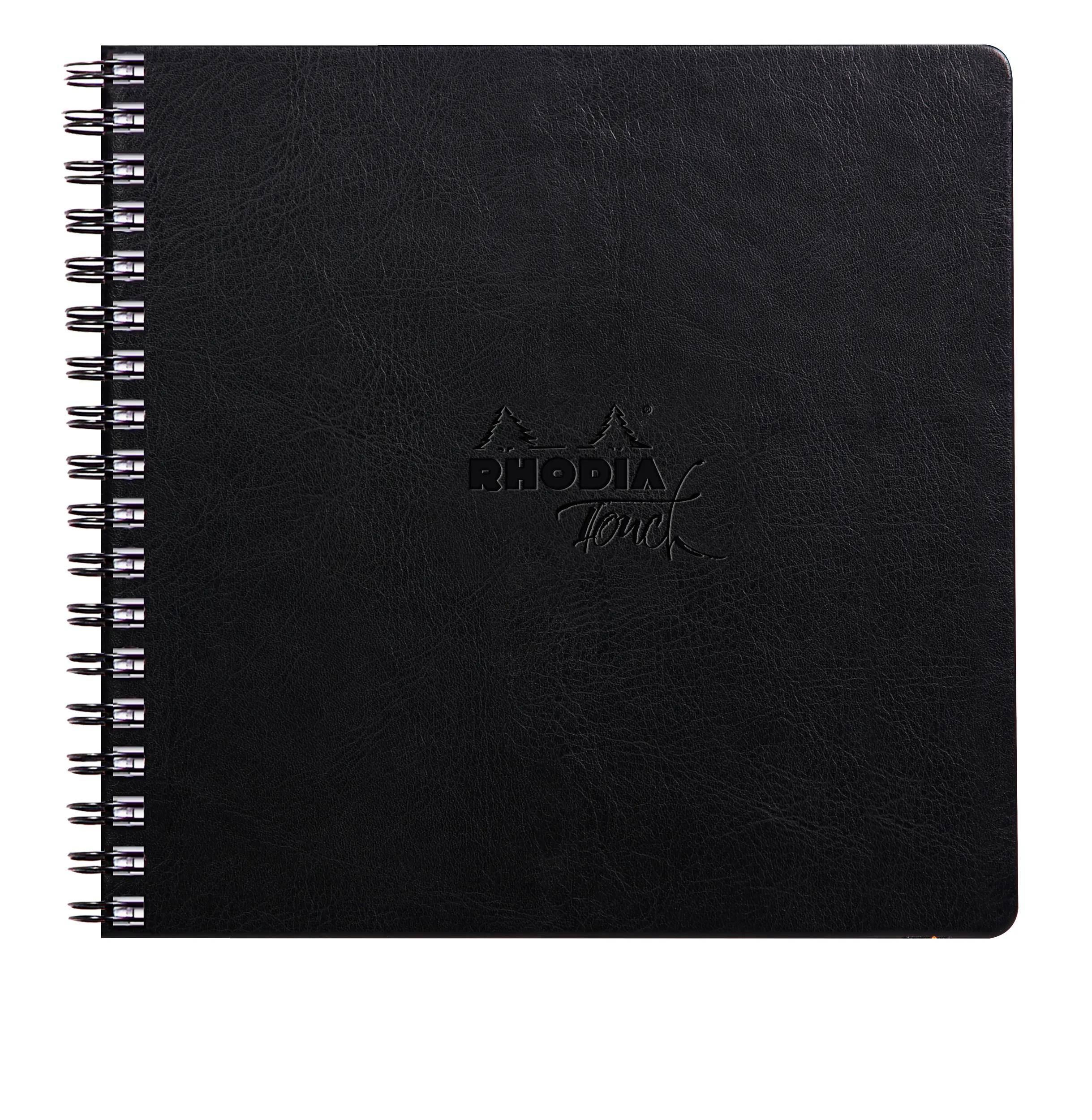 Rhodia Touch Book, Skizzenbuch 20 Bl extraweiß 250g, 21x21 cm Schwarz 116185C