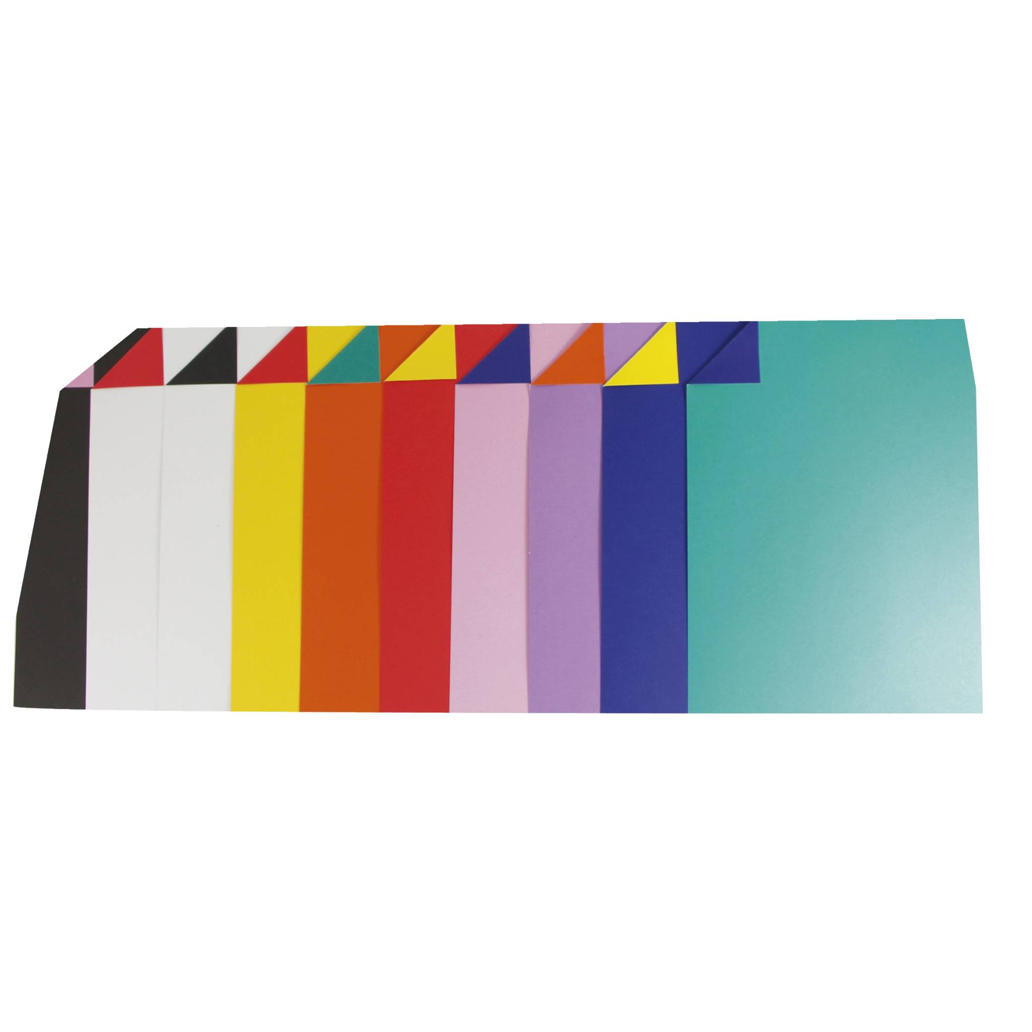 Clairefontaine Zweifarbiger Bastelkarton 100 Bogen 150g A4 Sortierung 457299C