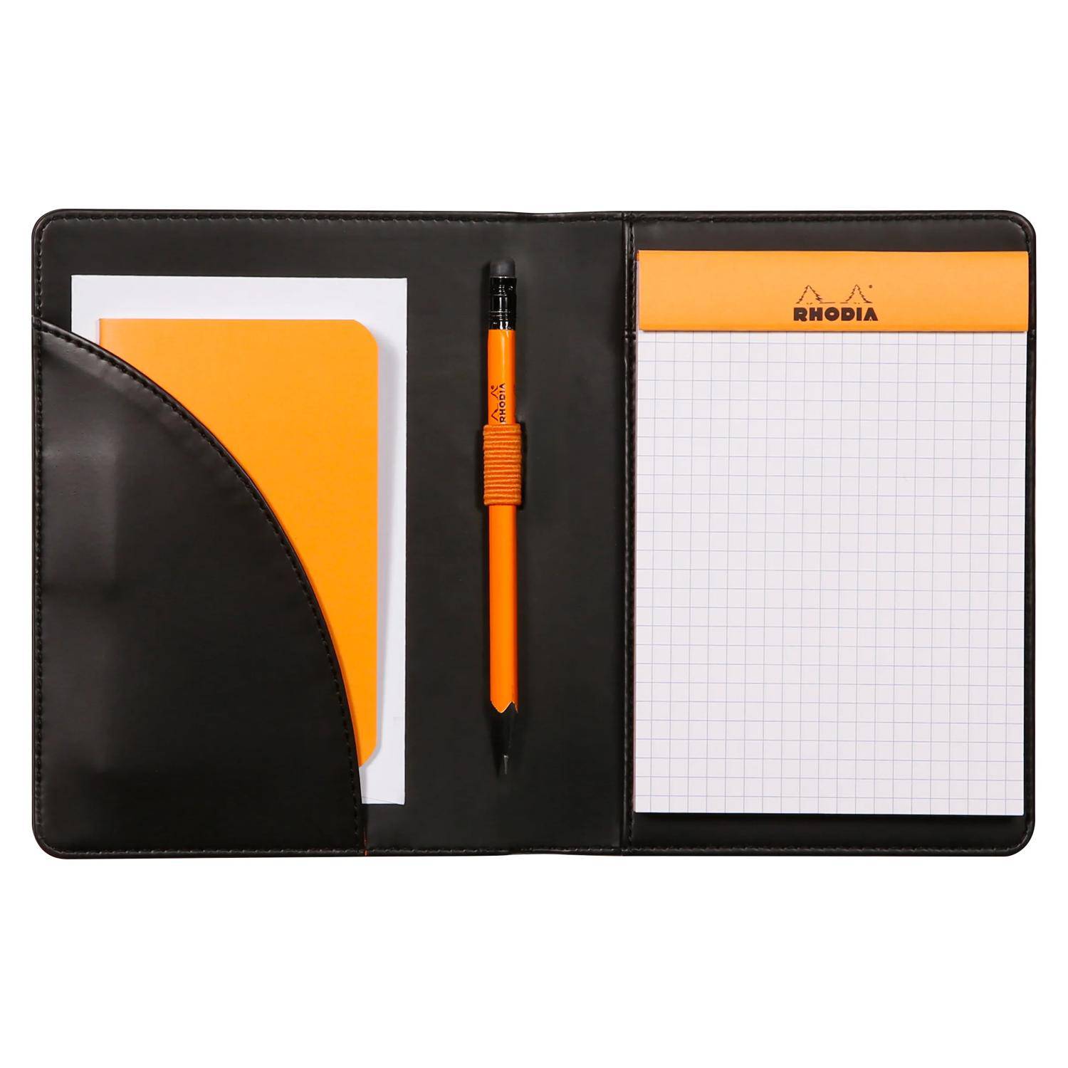 Rhodia Rhodiarama Mappe Block oder Notizheft A6, N°13 13x17 cm Schwarz 213001C