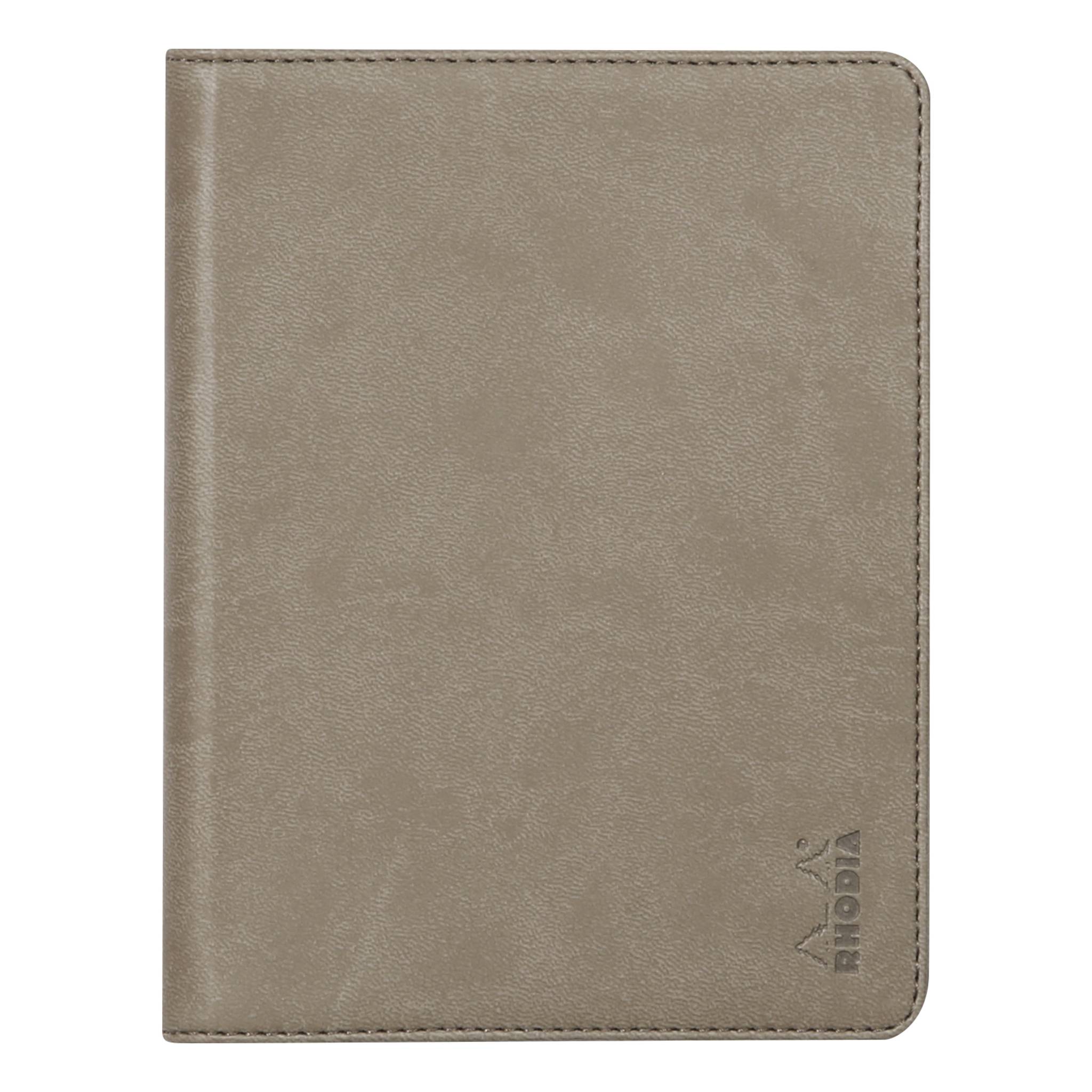 Rhodia Rhodiarama Mappe für Block oder Notizheft A6, N°13 13x17 cm Taupe 213002C