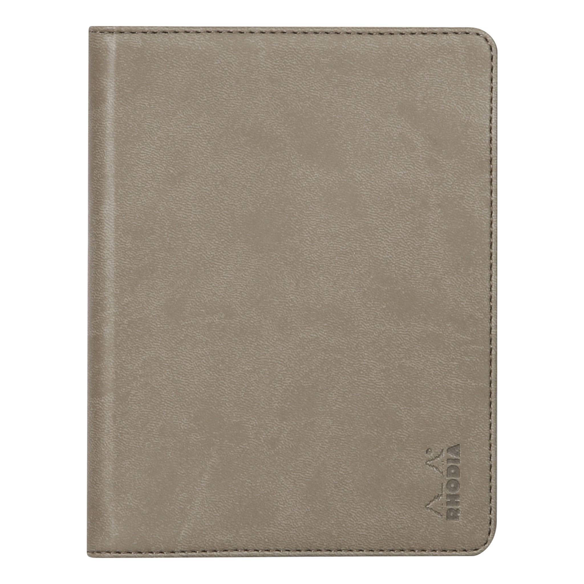 Rhodia Rhodiarama Mappe für Block oder Notizheft A6, N°13 13x17 cm Taupe 213002C