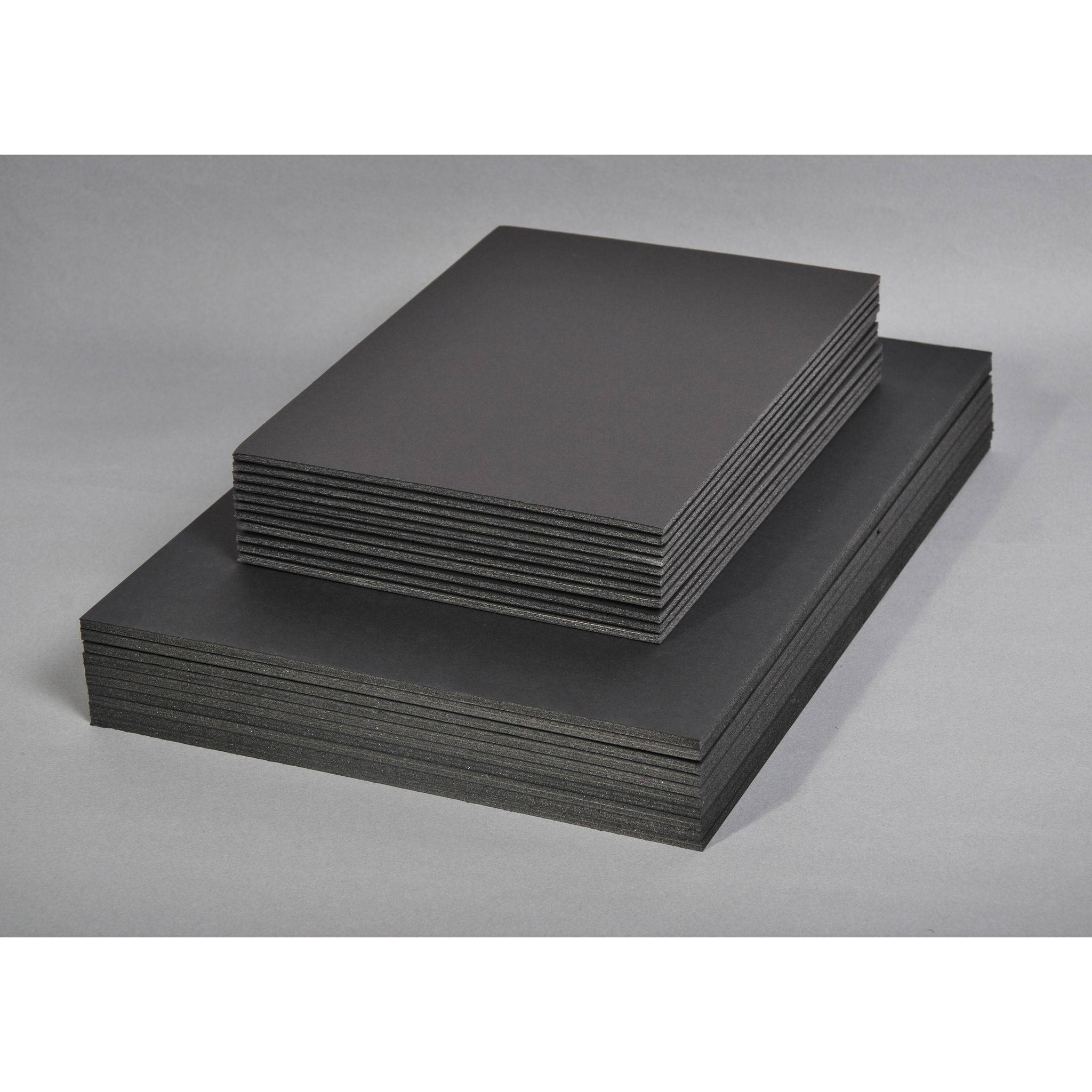 Clairefontaine Schaumkarton, 20 Stück, 5mm, DIN A4 - Schwarz 93646C