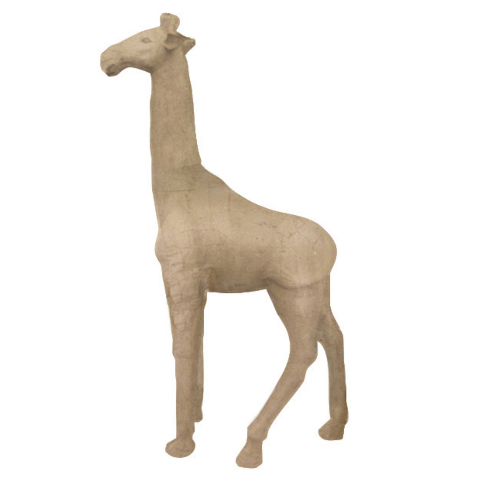 Décopatch Pappmaché, braun, Giraffe 160cm - Kartonbraun XLA01O