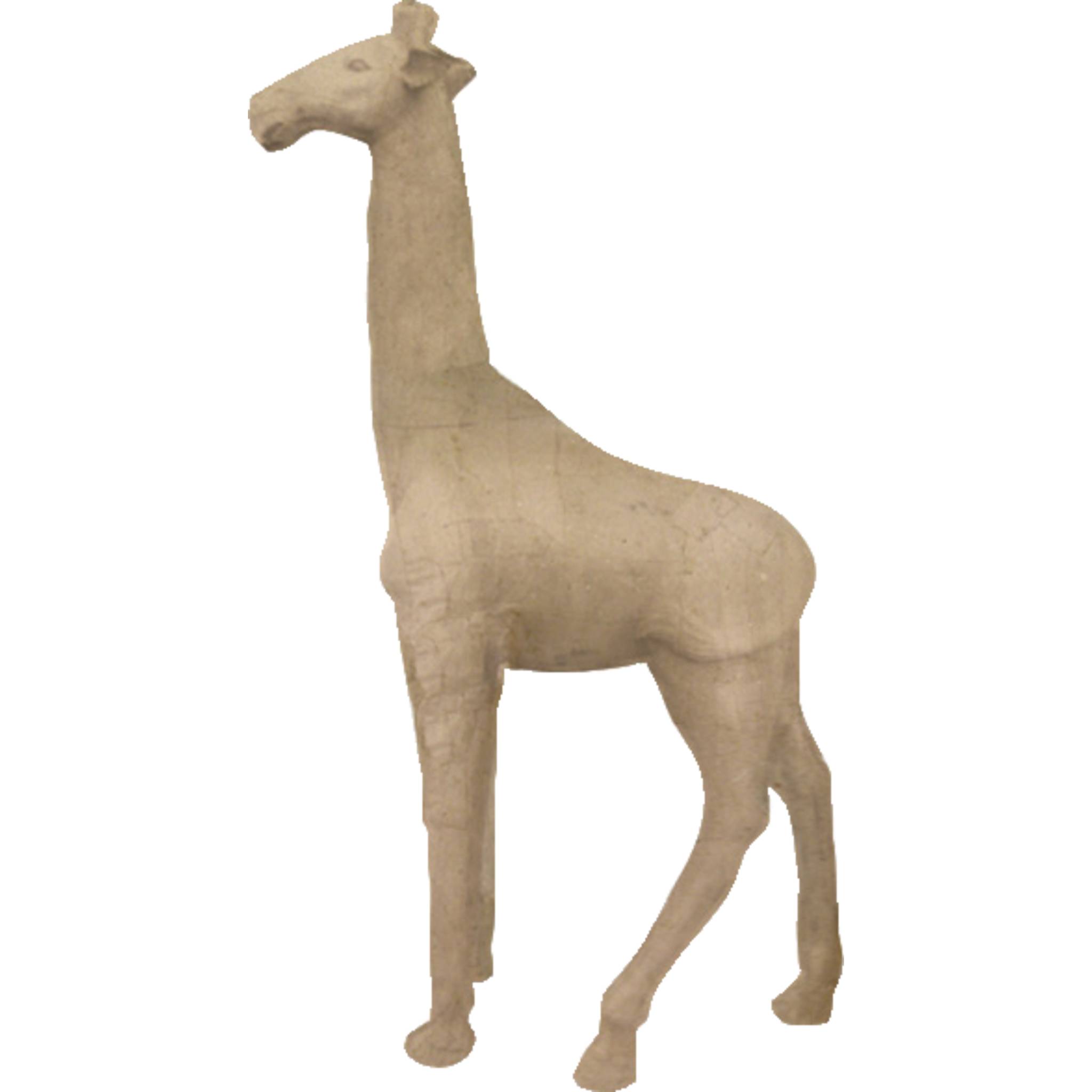 Décopatch Pappmaché, braun, Giraffe 160cm - Kartonbraun XLA01O